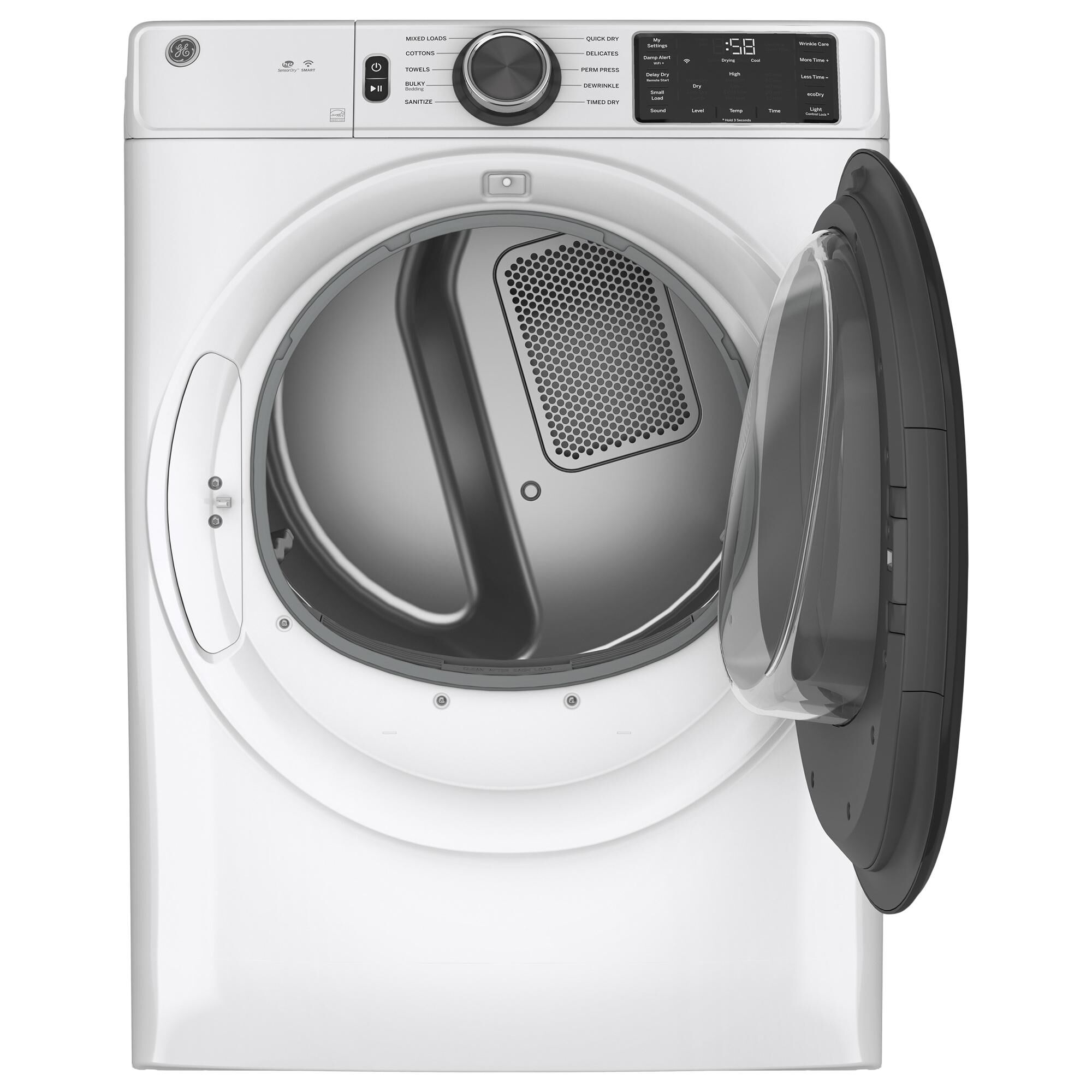 GE Appliances 7.8 Cu. Ft. Electric Dryer in White, , large