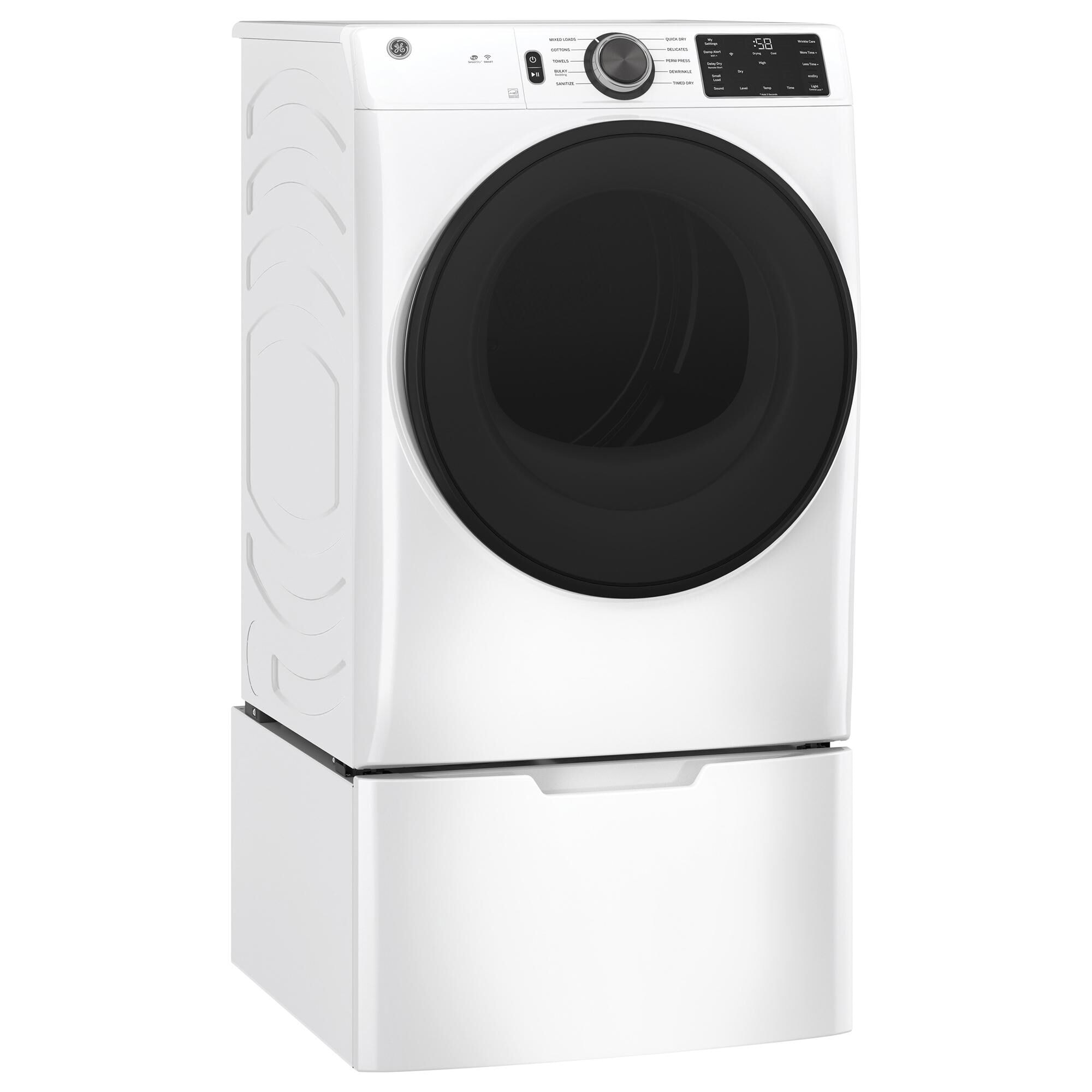 GE Appliances 7.8 Cu. Ft. Electric Dryer in White, , large