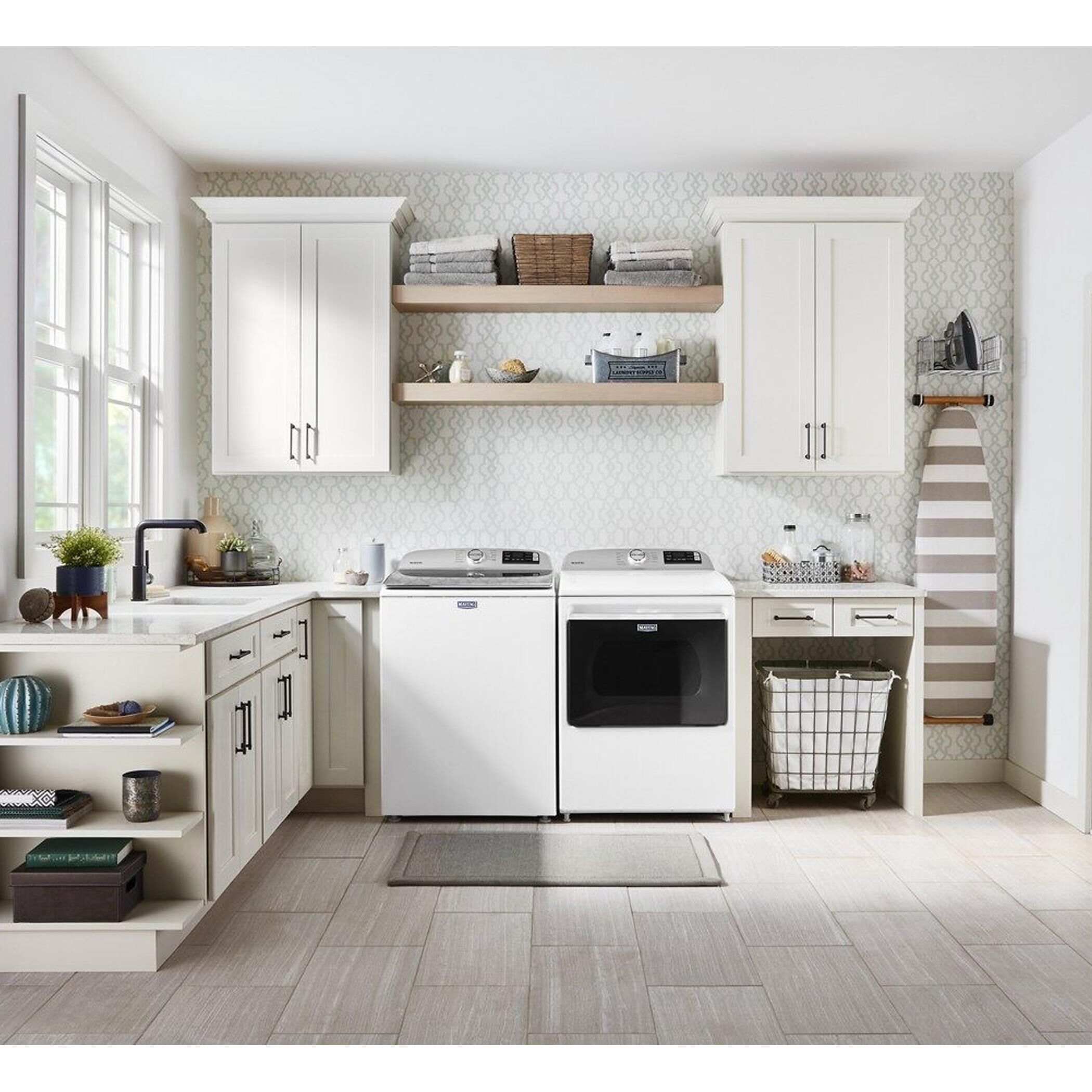 Maytag 4.7 Cu. Ft. Top Load Washer with Agitator in White, , large