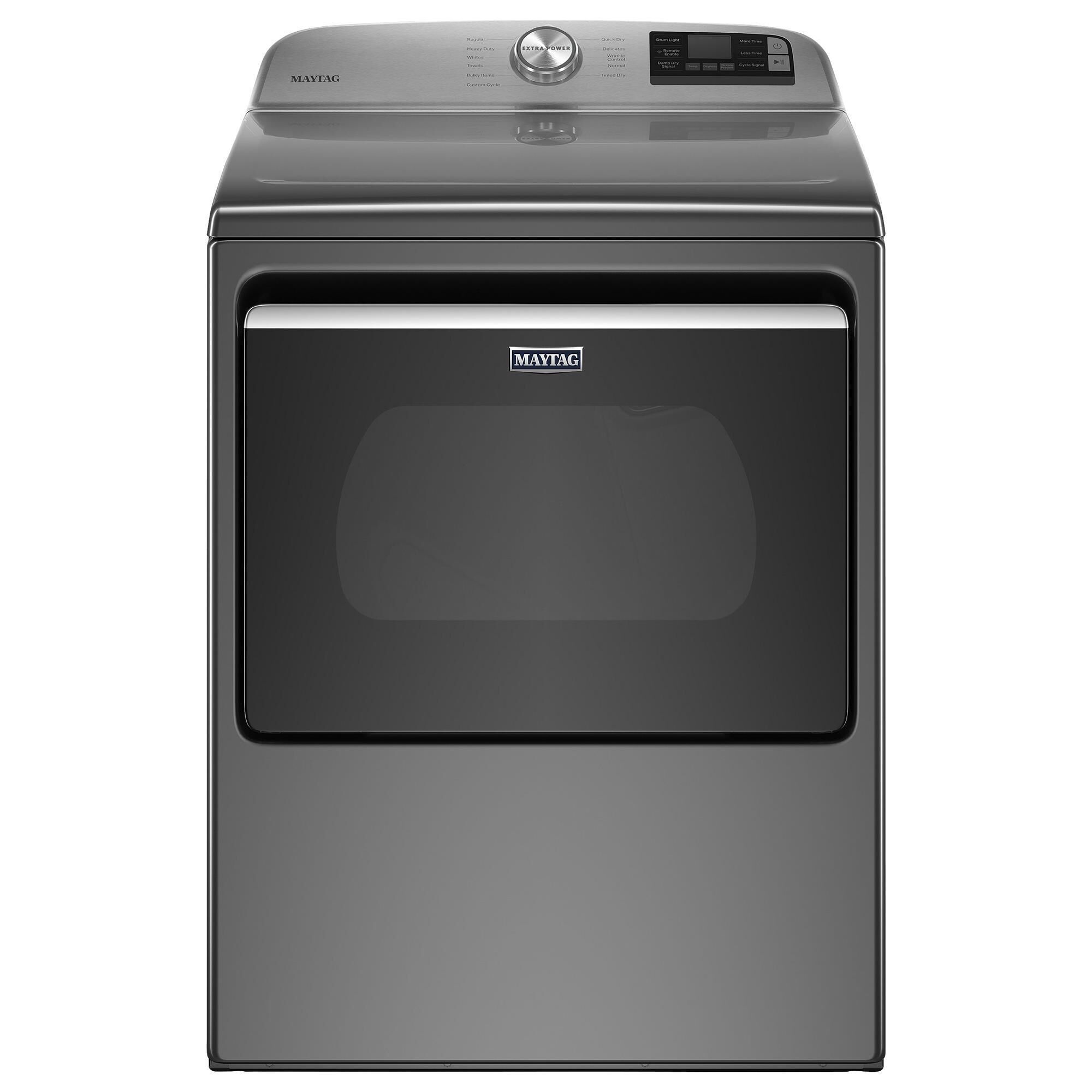 Maytag 7.4 Cu. Ft. Front Load Electric Dryer with WiFi in Metallic Slate, , large