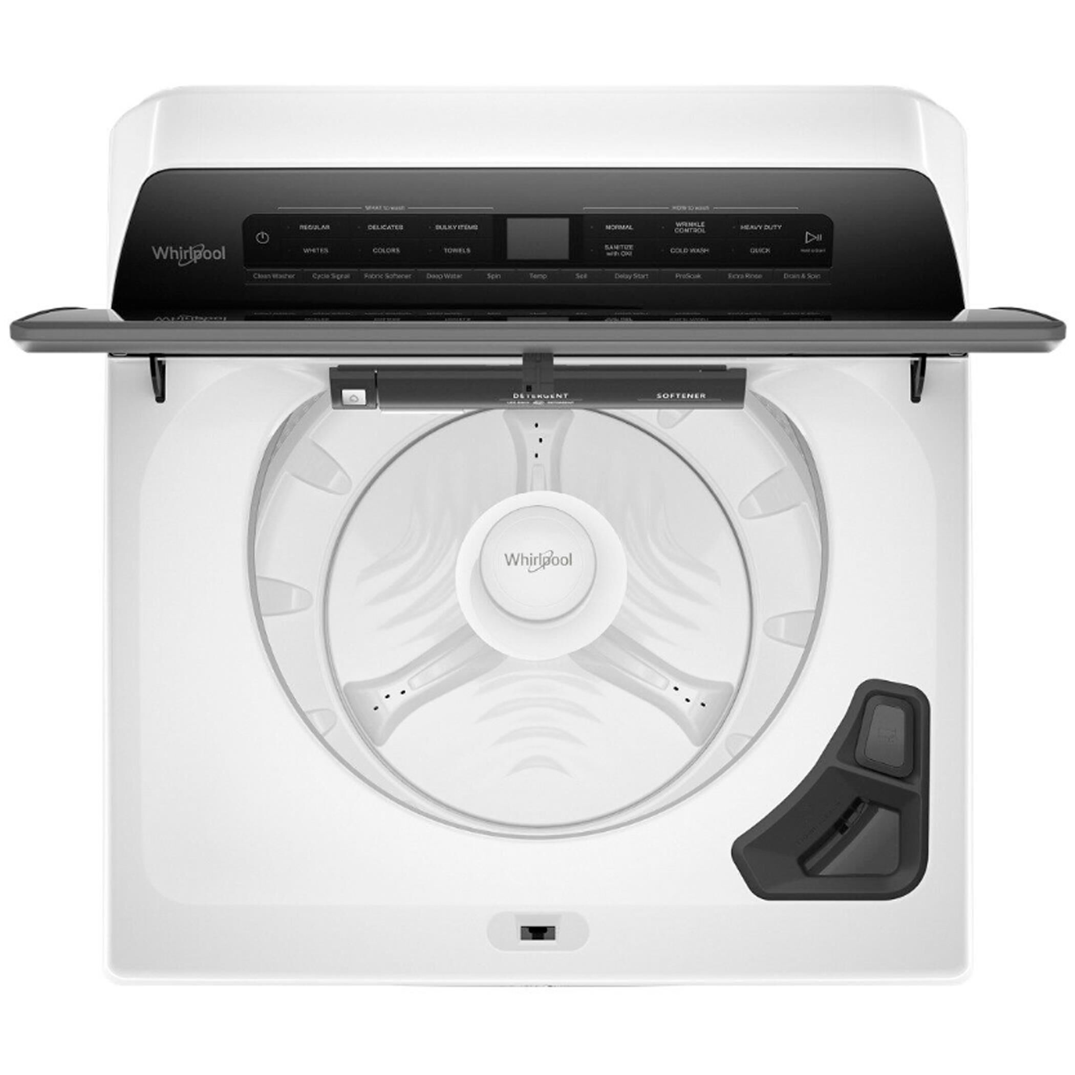 Whirlpool 4.7 Cu. Ft. Top Load Washer with Agitator in White, , large
