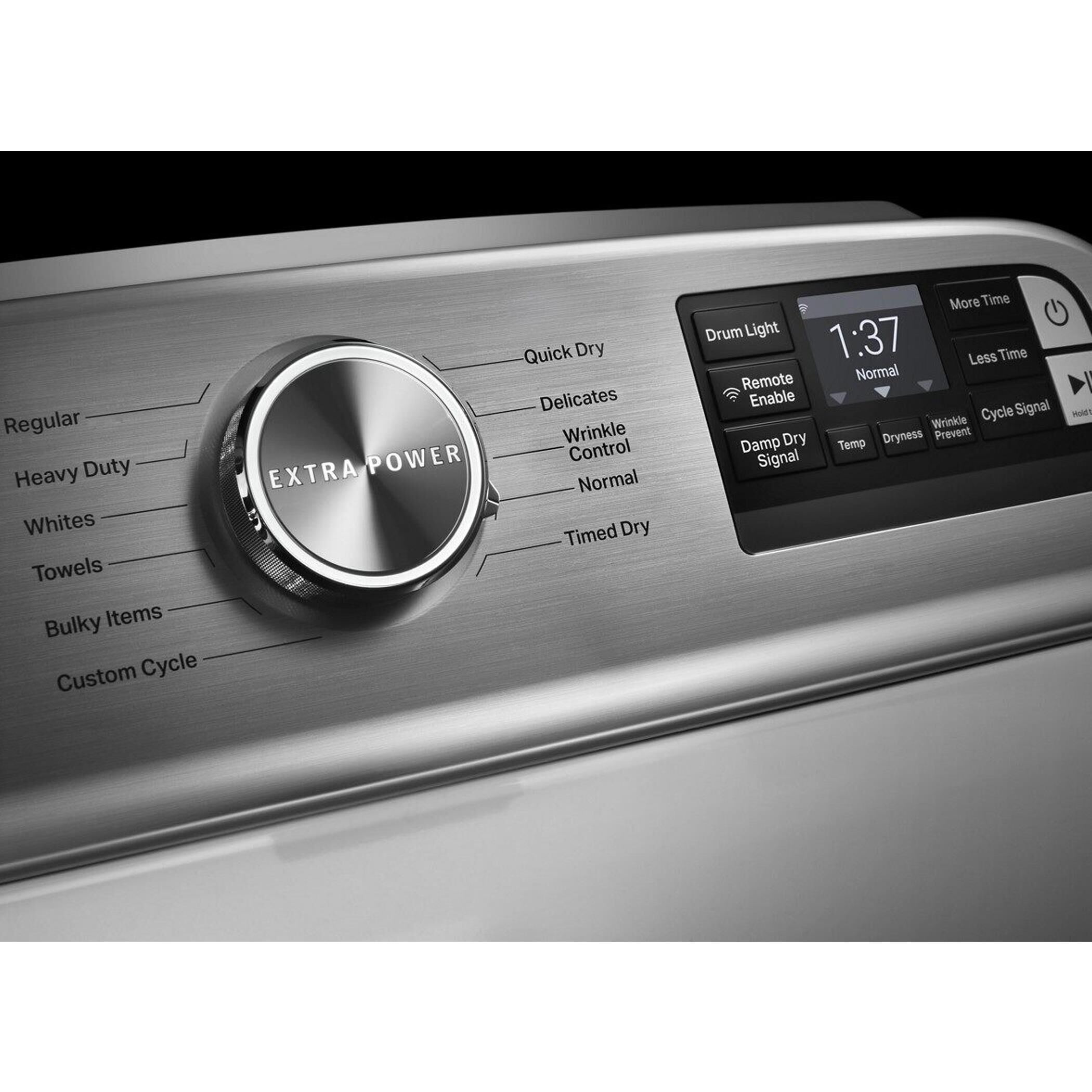 Maytag 7.4 Cu. Ft. Front Load Gas Dryer with Wifi in White, , large