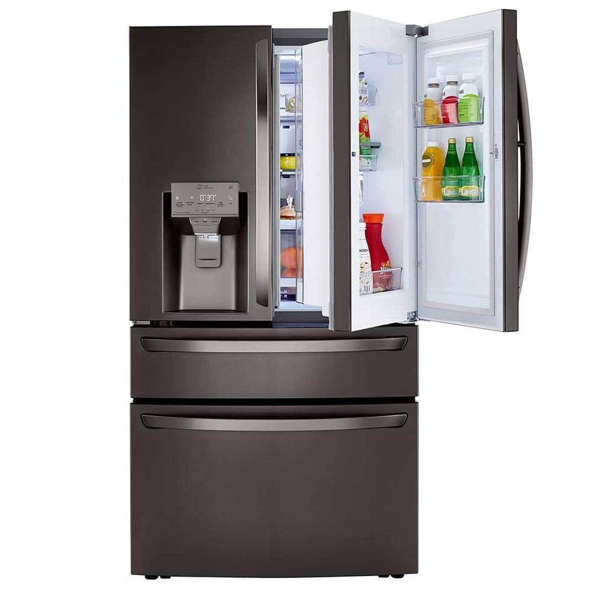 LG Appliance 30 Cu. Ft. Smart wi-fi Enabled Refrigerator with Craft Ice™ Maker in Black Stainless Steel, , large