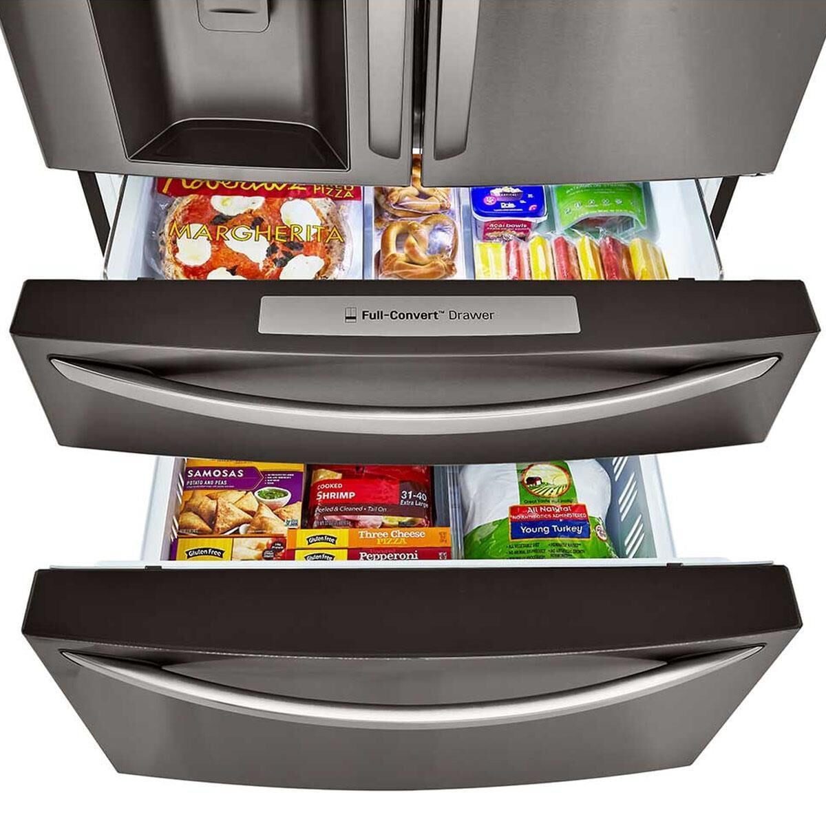 LG Appliance 30 Cu. Ft. Smart wi-fi Enabled Refrigerator with Craft Ice™ Maker in Black Stainless Steel, , large