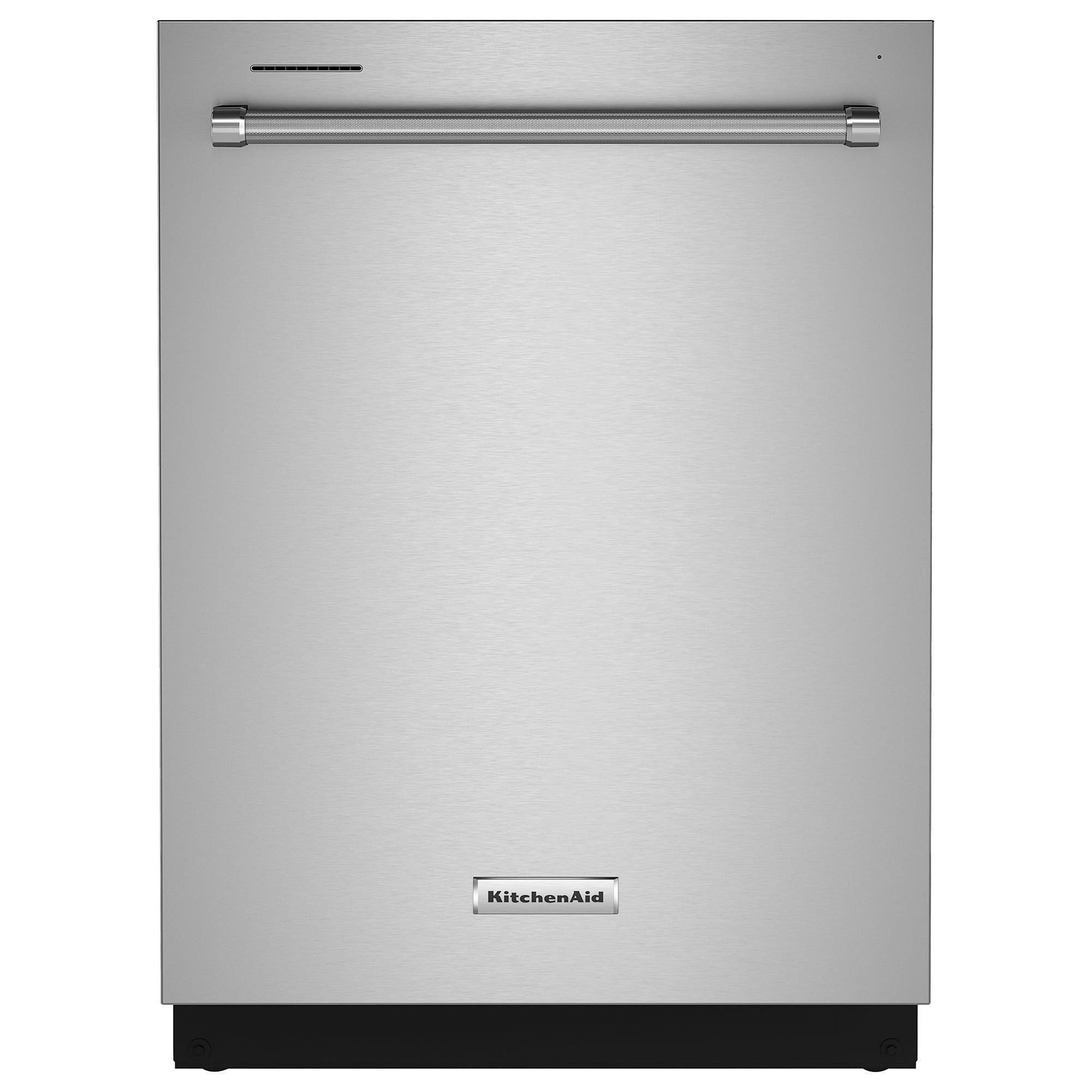 KitchenAid 24" Built-In Bar Handle Dishwasher with FreeFlex 3rd Rack and Top Control in PrintShield Stainless Steel, , large