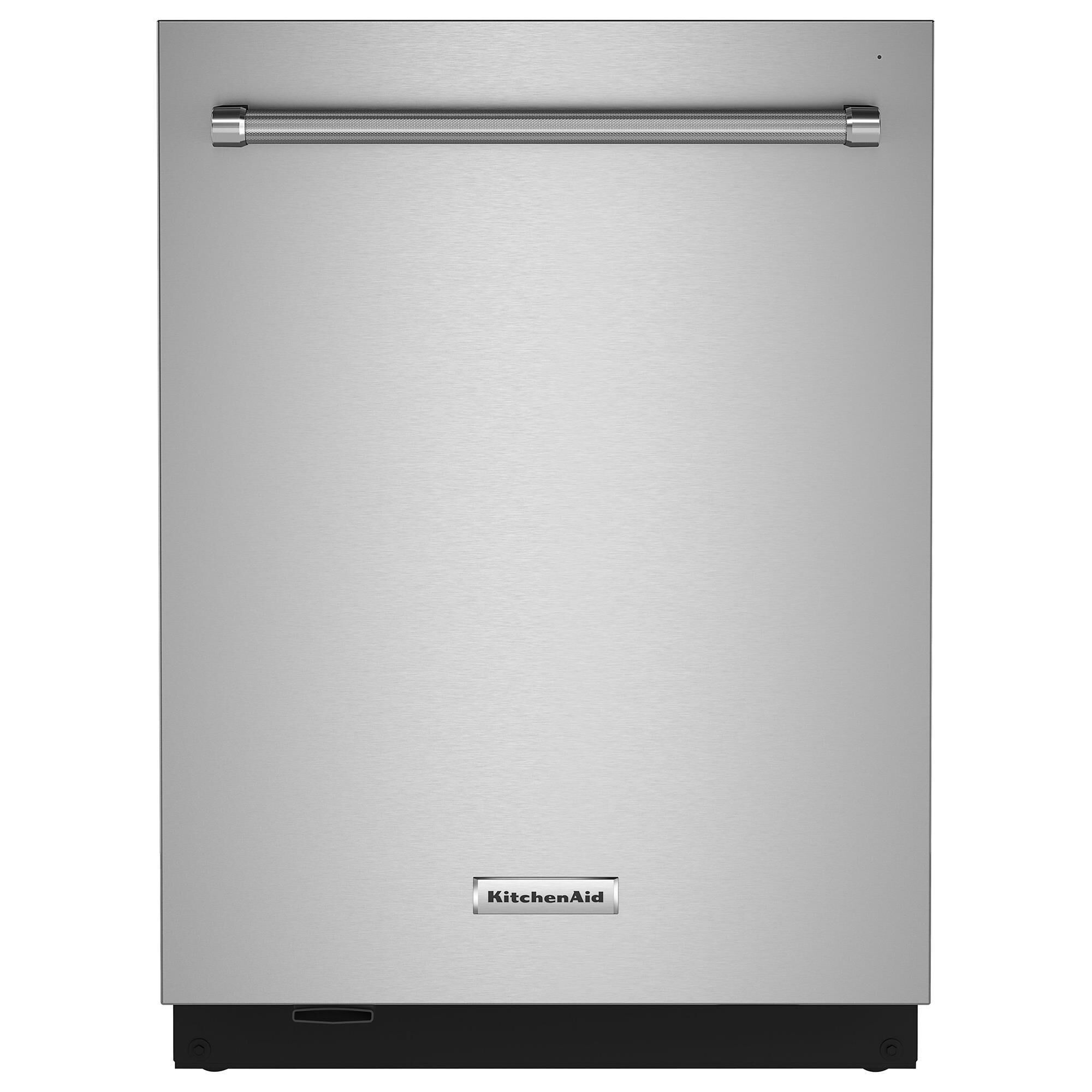 KitchenAid 24" Built-In Bar Handle Dishwasher with FreeFlex 3rd Rack and LED Interior Light in PrintShield Stainless Steel, , large