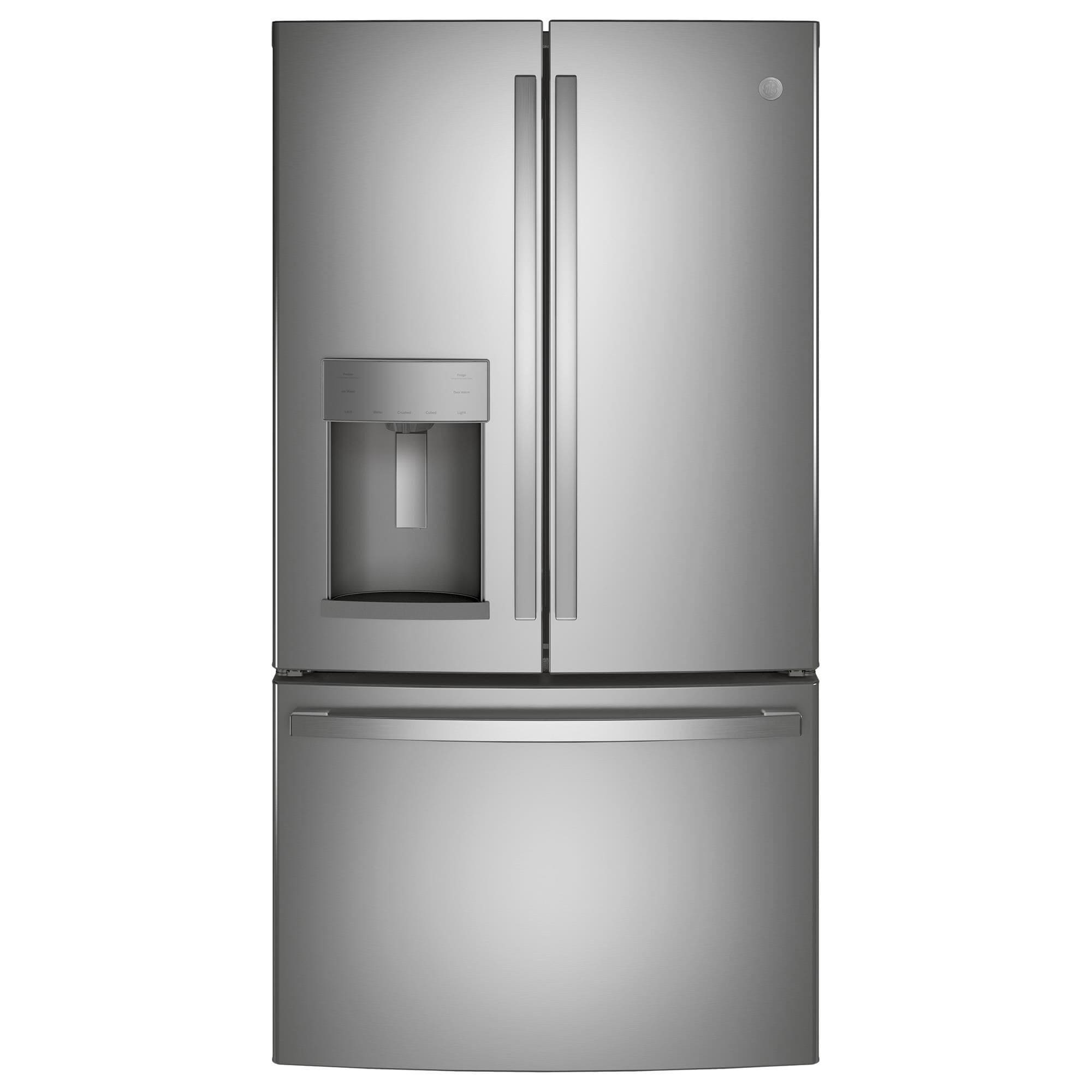 GE Appliances 22.1 Cu. Ft. Counter-Depth French-Door Refrigerator in Fingerprint Resistant Stainless Steel, , large