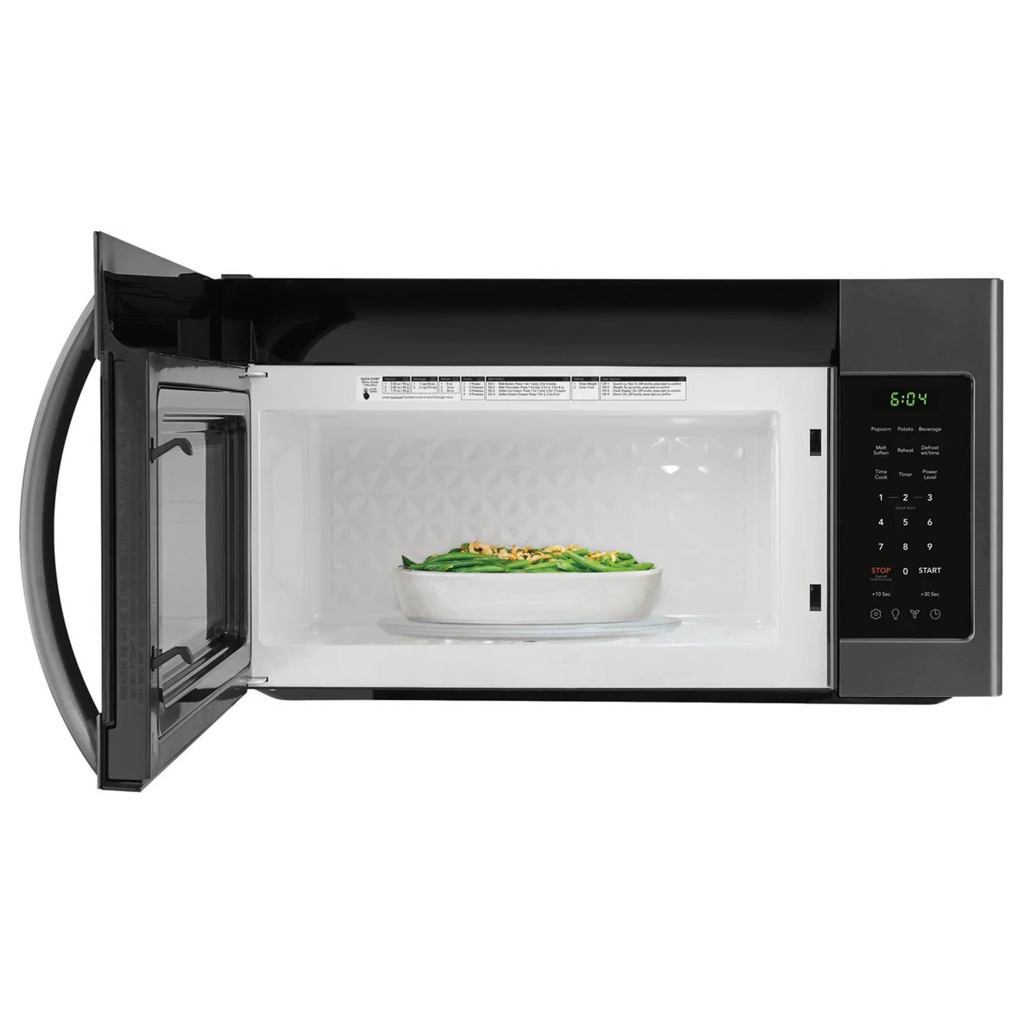 Frigidaire 1.8 Cu. Ft. Over-the-Range Microwave in Black Stainless Steel, , large
