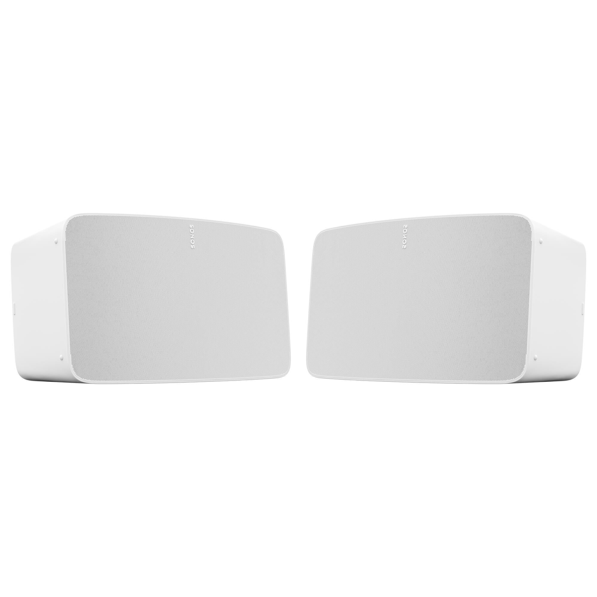 SONOS FIVE Wireless Smart Speaker in White - Set of 2, , large