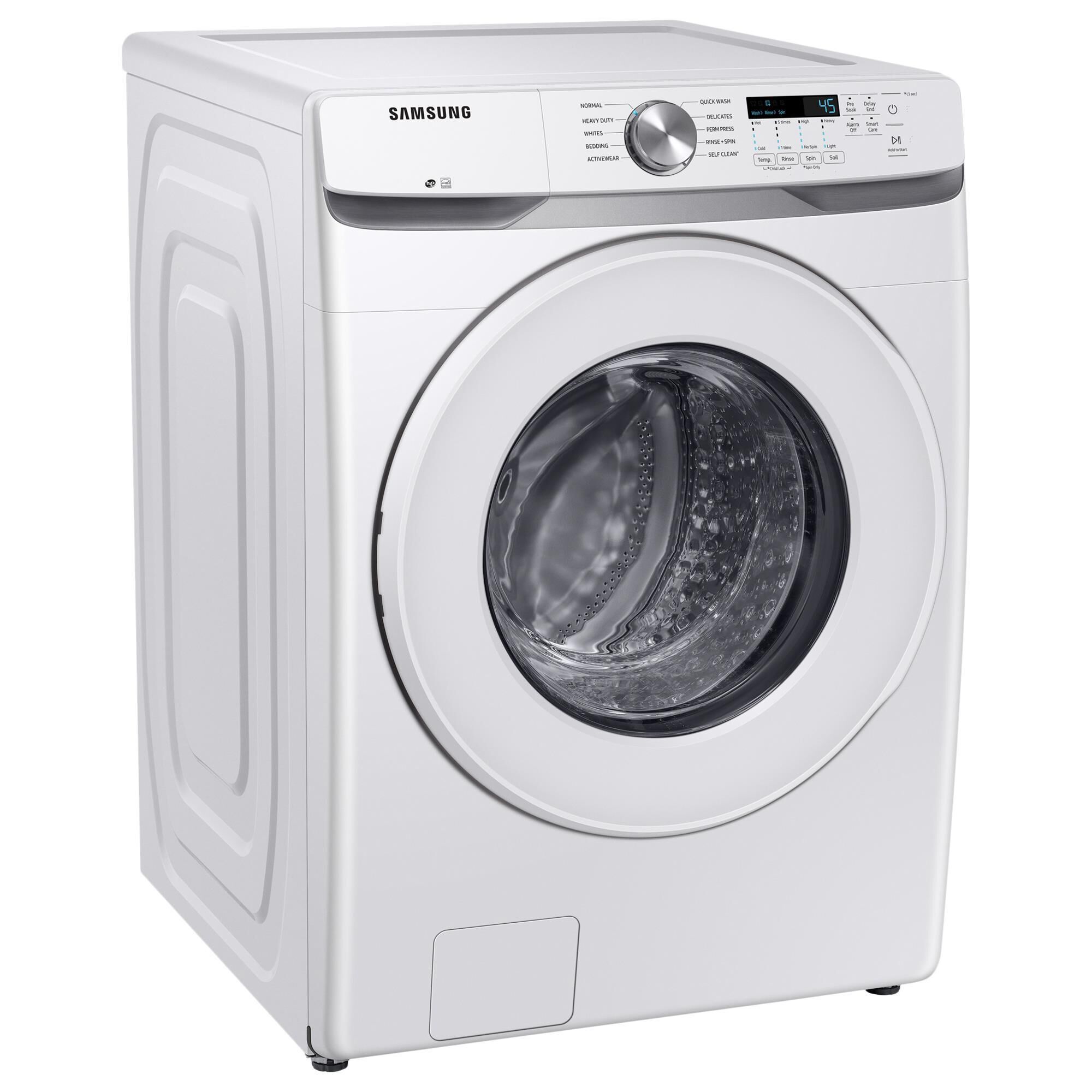 Samsung 4.5 Cu. Ft. Front Load Washer with Shallow Depth in White, , large