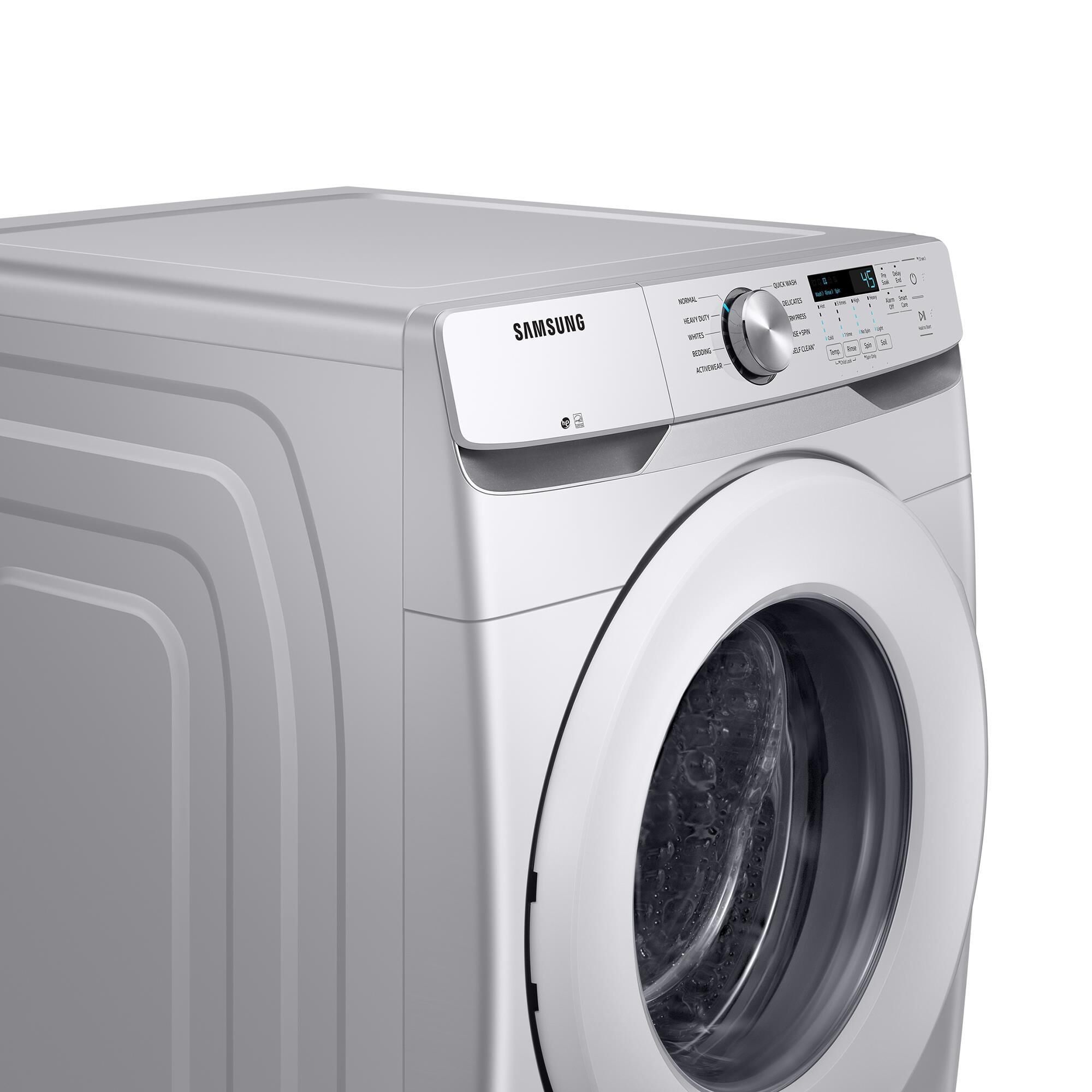 Samsung 4.5 Cu. Ft. Front Load Washer with Shallow Depth in White, , large