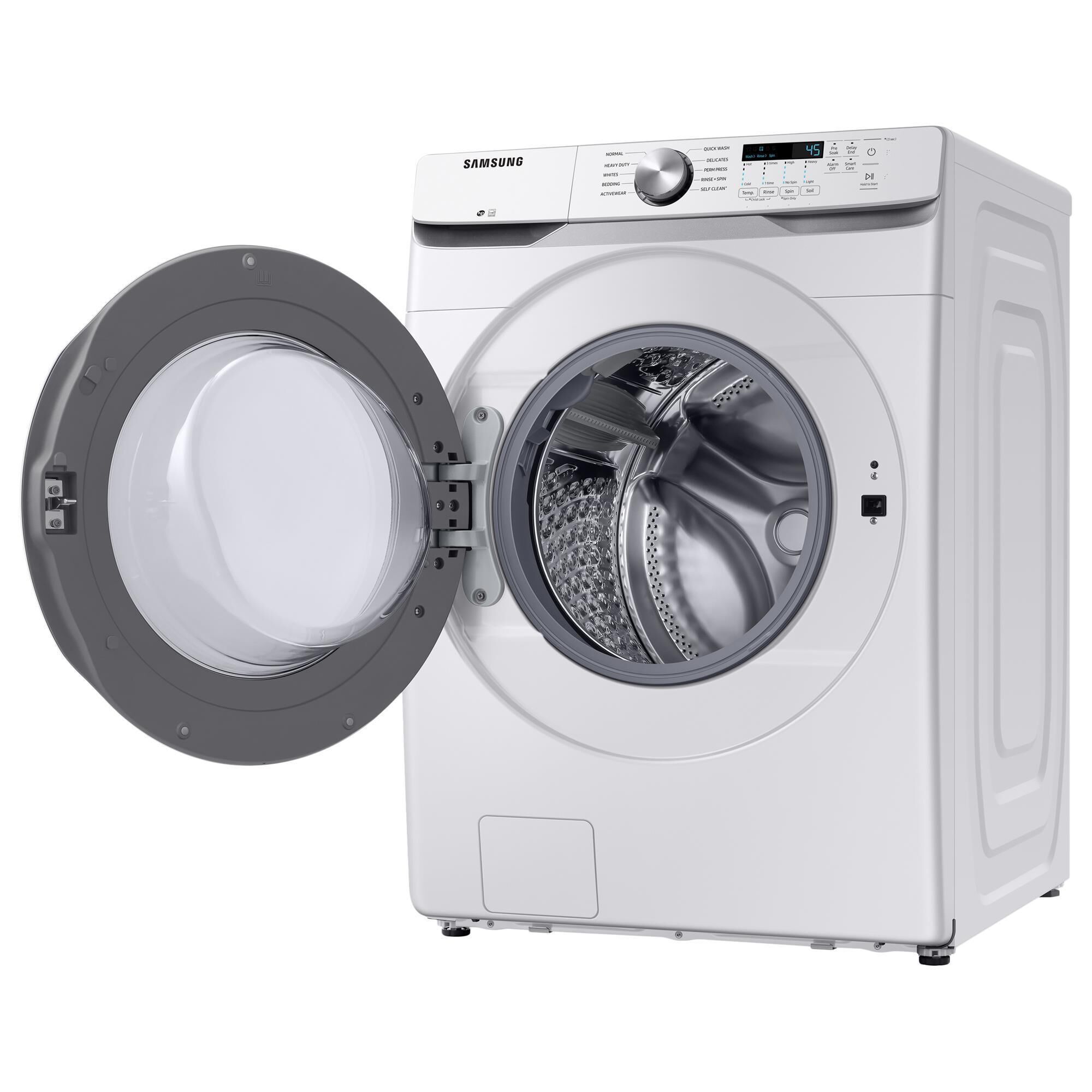 Samsung 4.5 Cu. Ft. Front Load Washer with Shallow Depth in White, , large