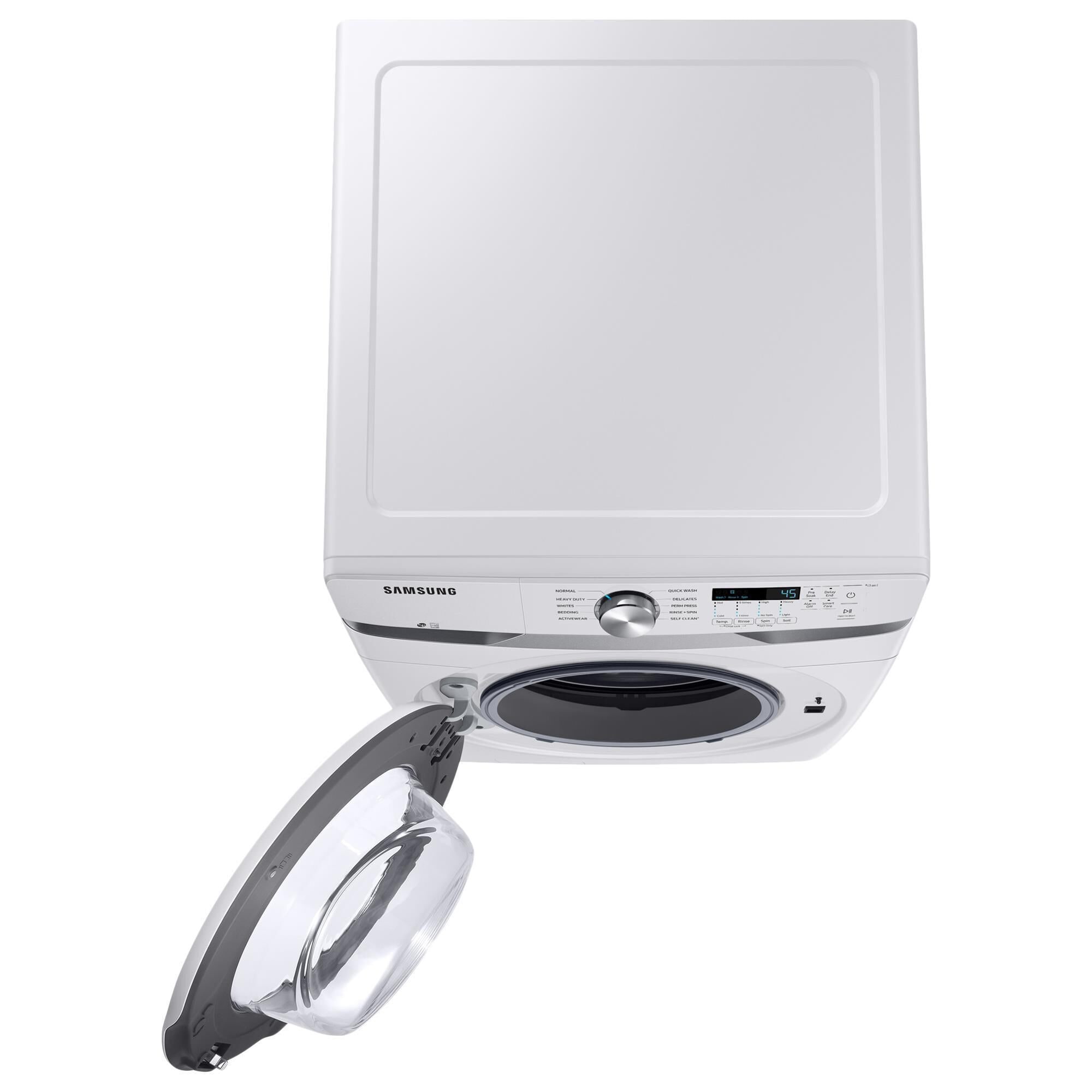 Samsung 4.5 Cu. Ft. Front Load Washer with Shallow Depth in White, , large