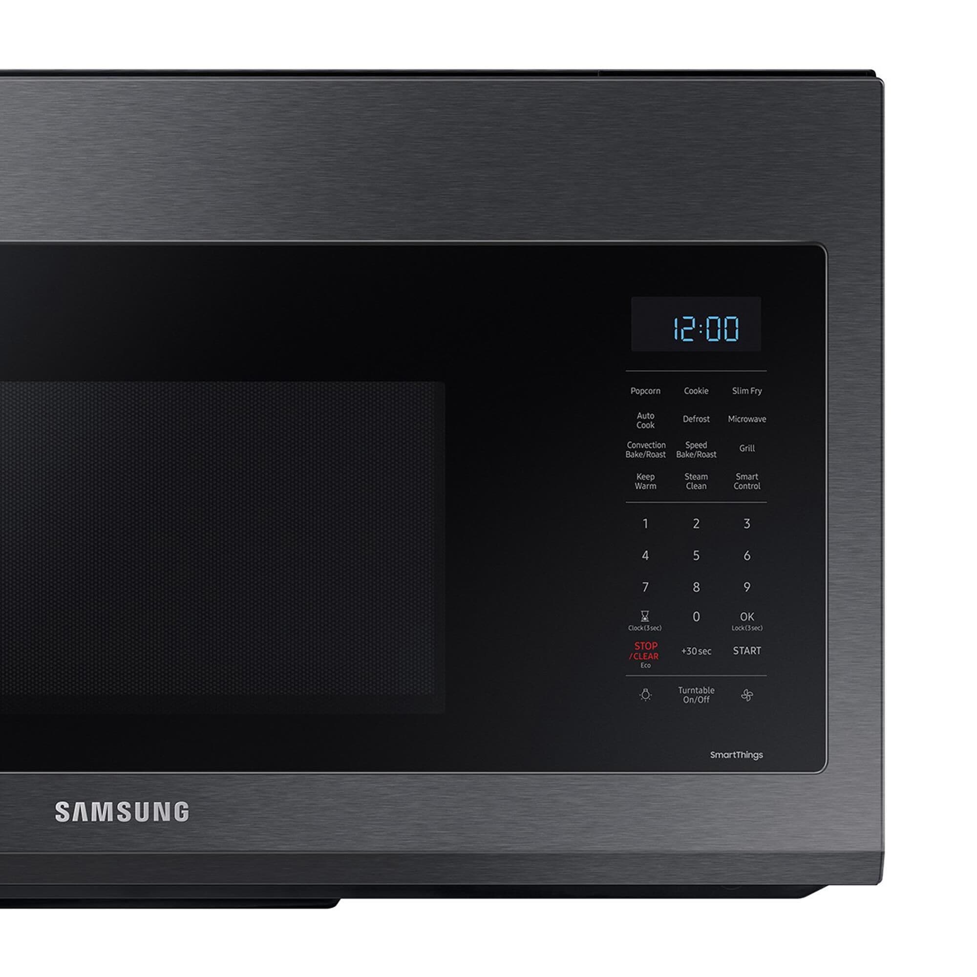 Samsung 1.7 Cu. Ft. Over-the-Range Microwave with Convection in Black Stainless Steel, , large