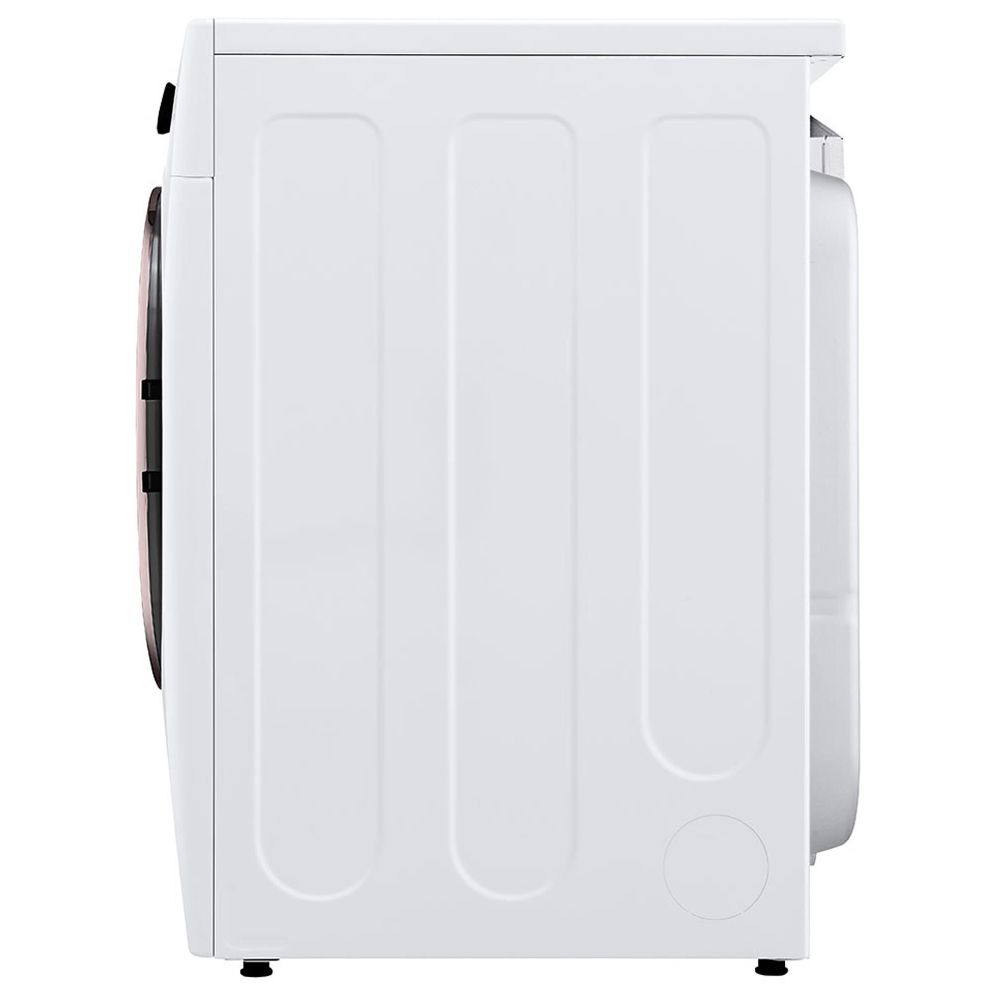 LG 7.4 Cu. Ft. Front Load Electric Dryer with TurboSteam in White, , large