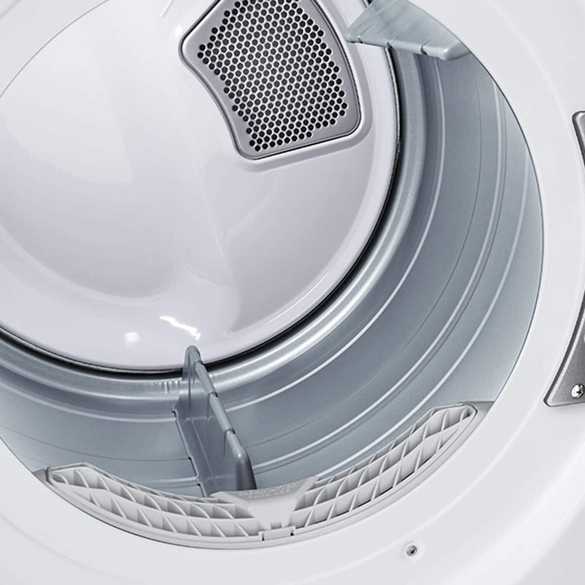 LG 7.4 Cu. Ft. Front Load Electric Dryer with TurboSteam in White, , large