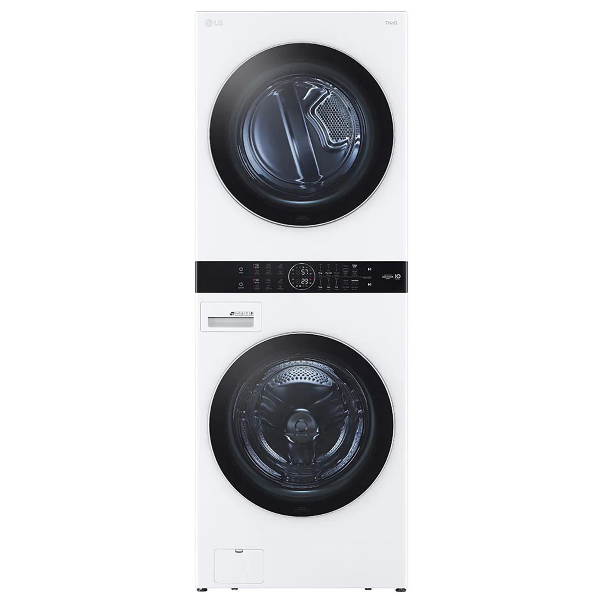 LG Appliance WashTower with Center Control 4.5 Cu. Ft. Washer and 7.4 Cu. Ft. Electric Dryer in White, , large