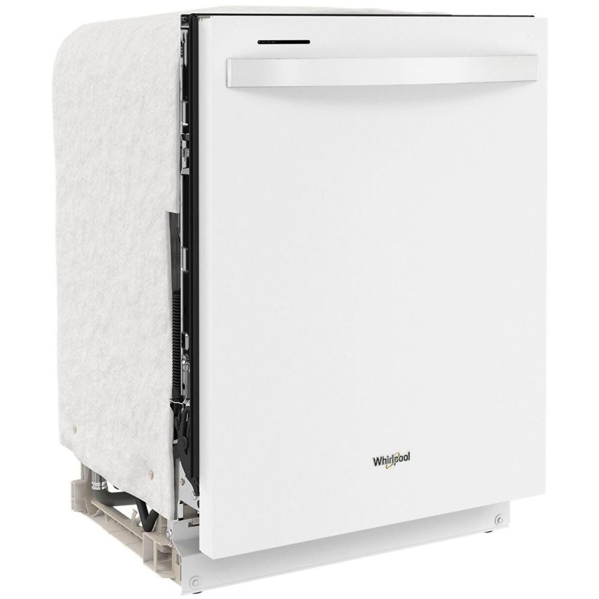 Whirlpool 24" Built-In Bar Handle Dishwasher with 47 Decibel in White, , large