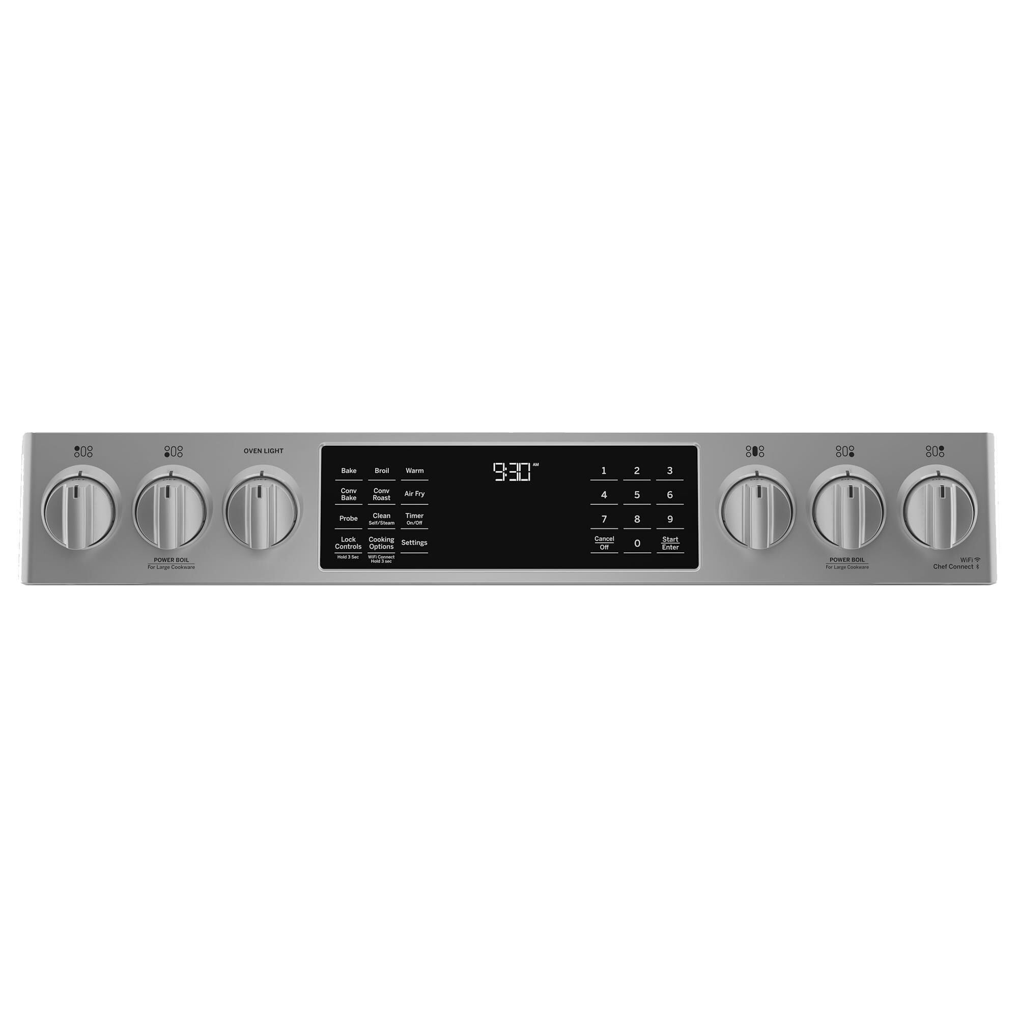 GE Profile 30" Smart Slide-In Front-Control Gas Range in Fingerprint Resistant Stainless Steel, , large