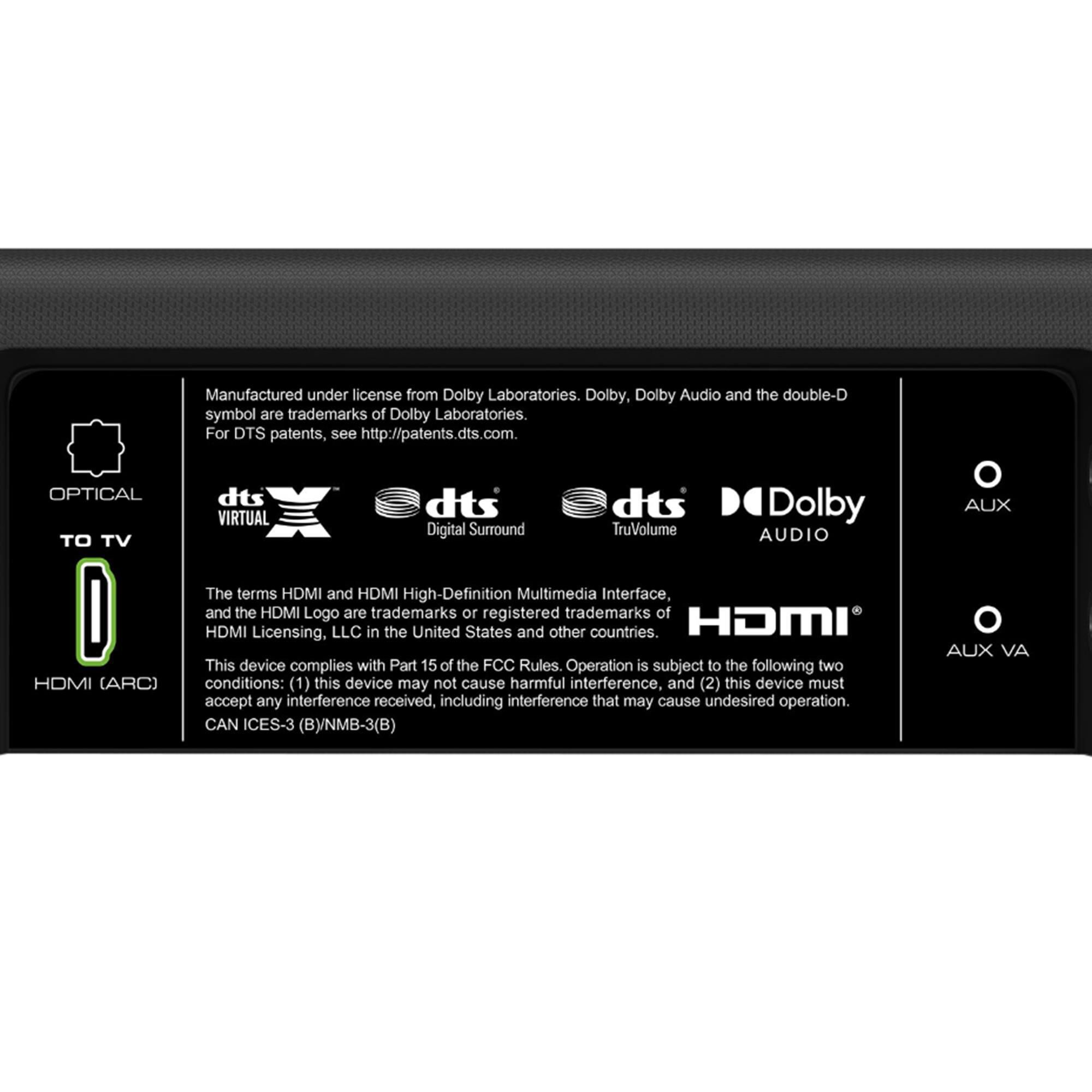 VIZIO V-Series 5.1 Home Theater Sound Bar in Black, , large