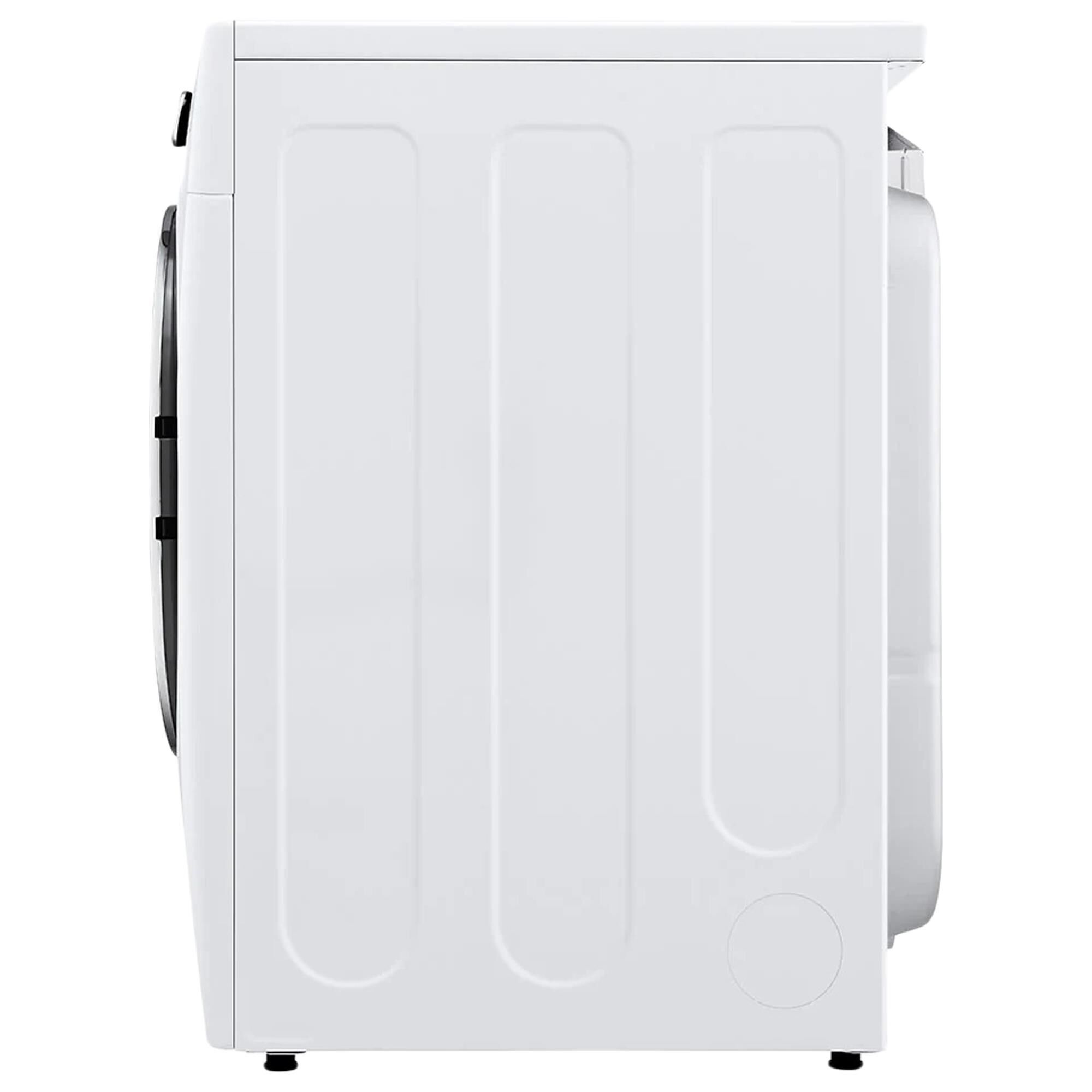 LG 5.0 Cu. Ft. Front Load Washer and 7.4 Cu. Ft. Electric Dryer with TurboWash 360 Laundry Pair in White (Pedestals Sold Separately), , large