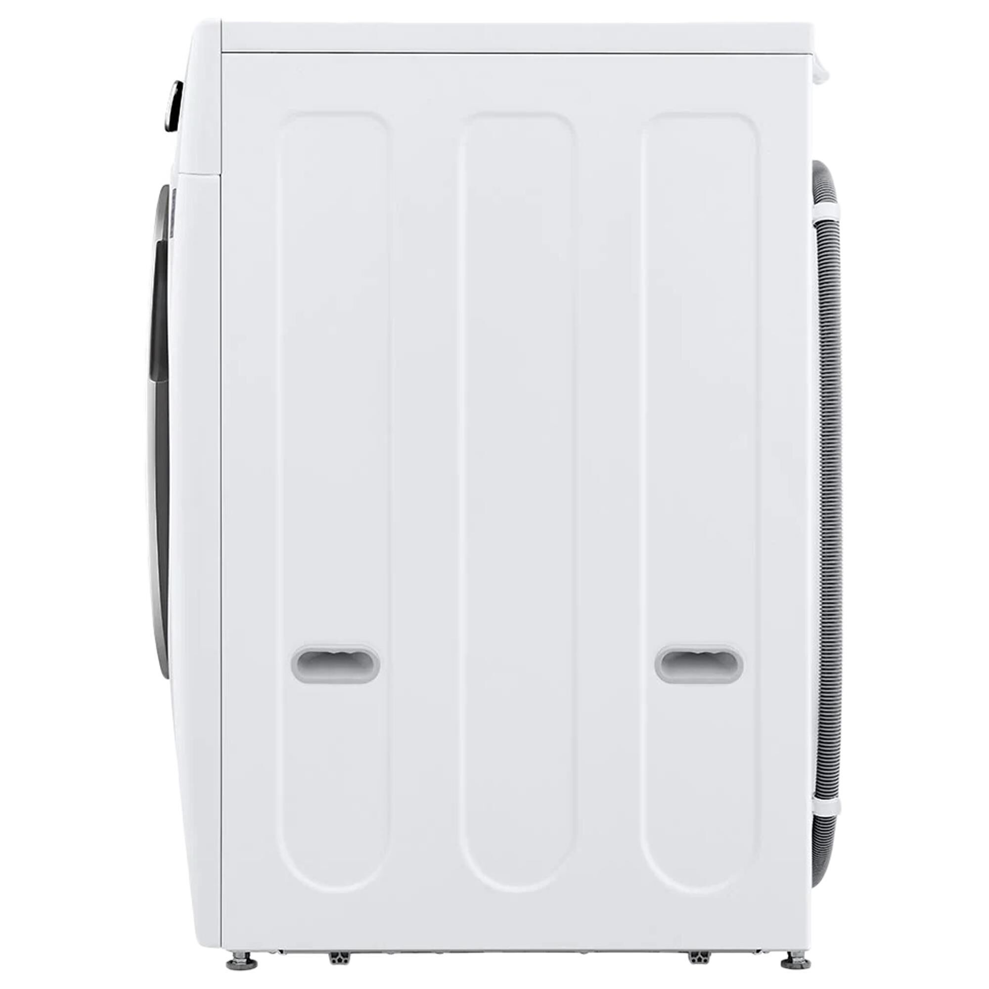 LG 5.0 Cu. Ft. Front Load Washer and 7.4 Cu. Ft. Electric Dryer with TurboWash 360 Laundry Pair in White (Pedestals Sold Separately), , large