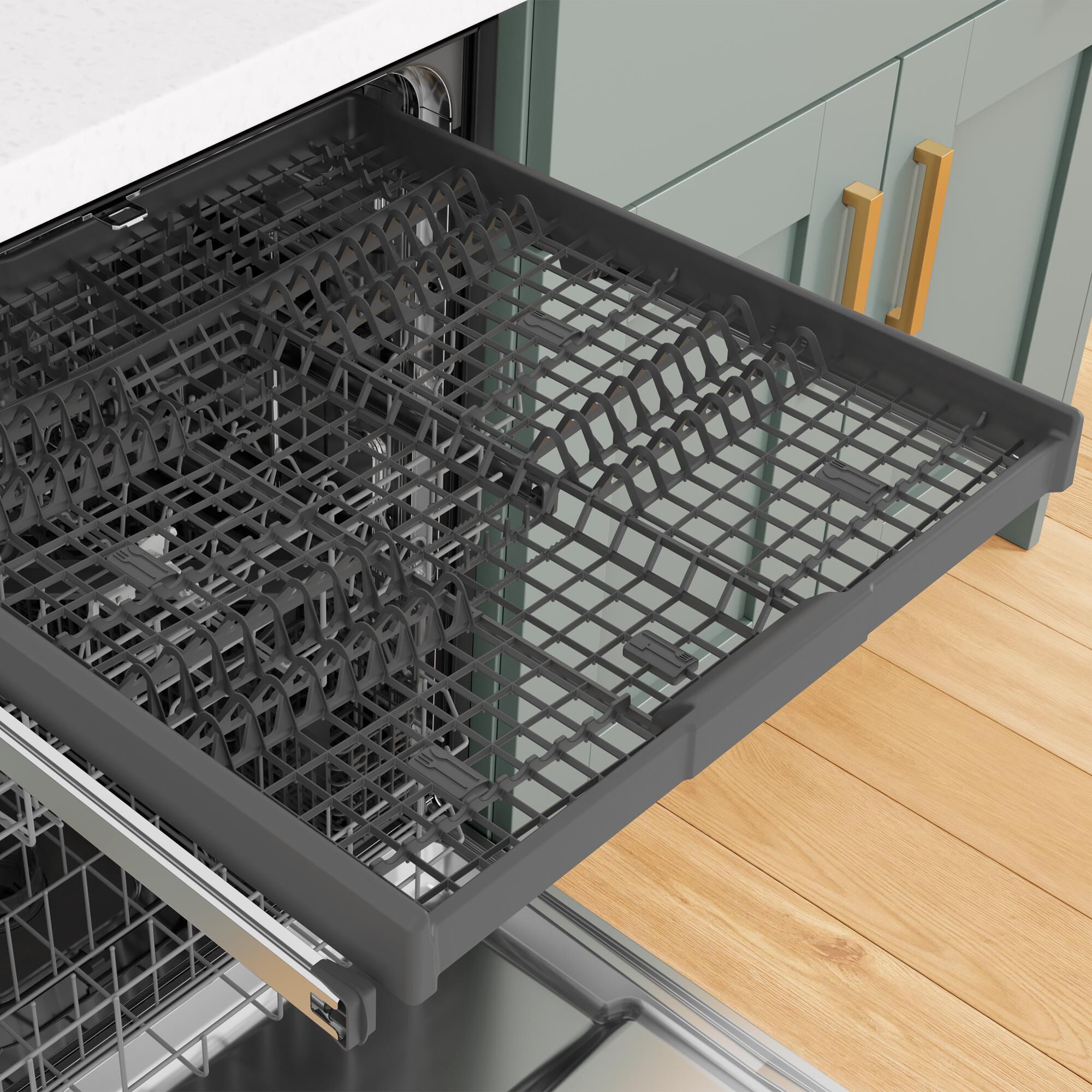 Whirlpool 24" Fully Integrated Dishwasher in Black, , large