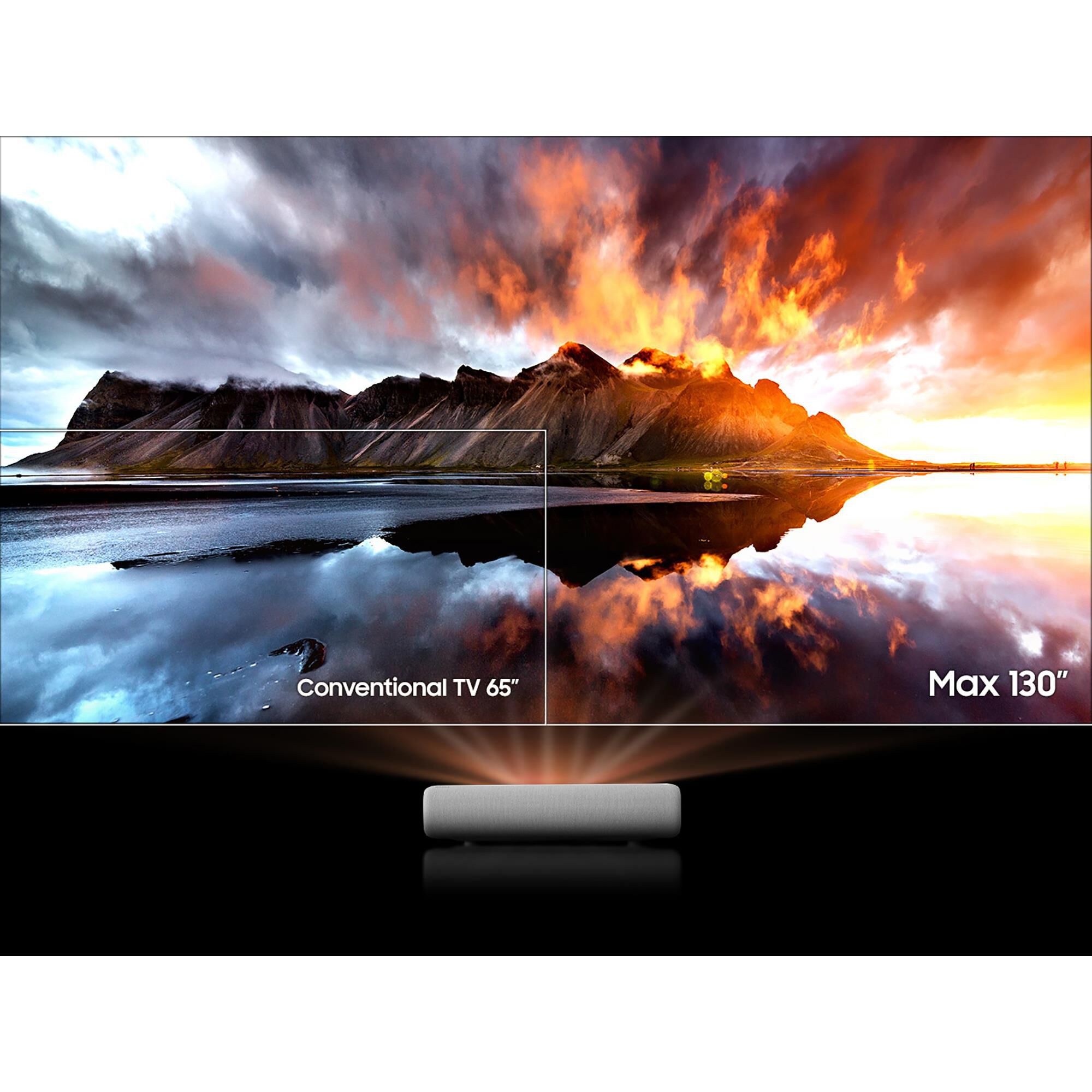 Samsung 130" The Premiere 4K UHD Smart Triple Laser Projector in White, , large