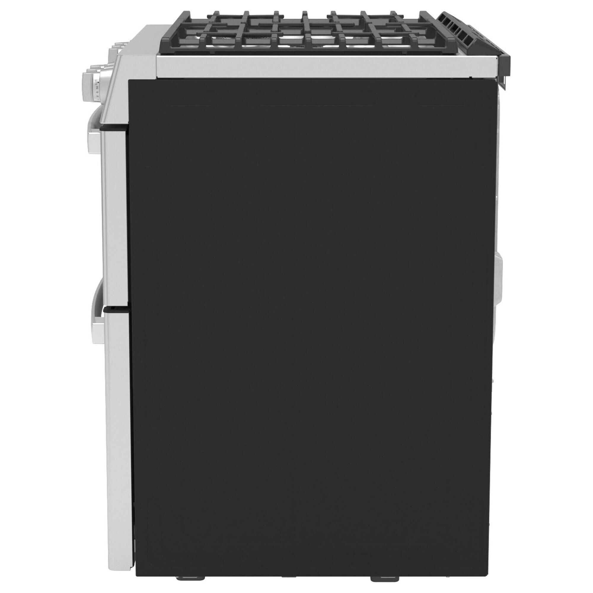GE Profile 30" Slide-In Front-Control Double Oven Range in Fingerprint Resistant Stainless Steel, , large