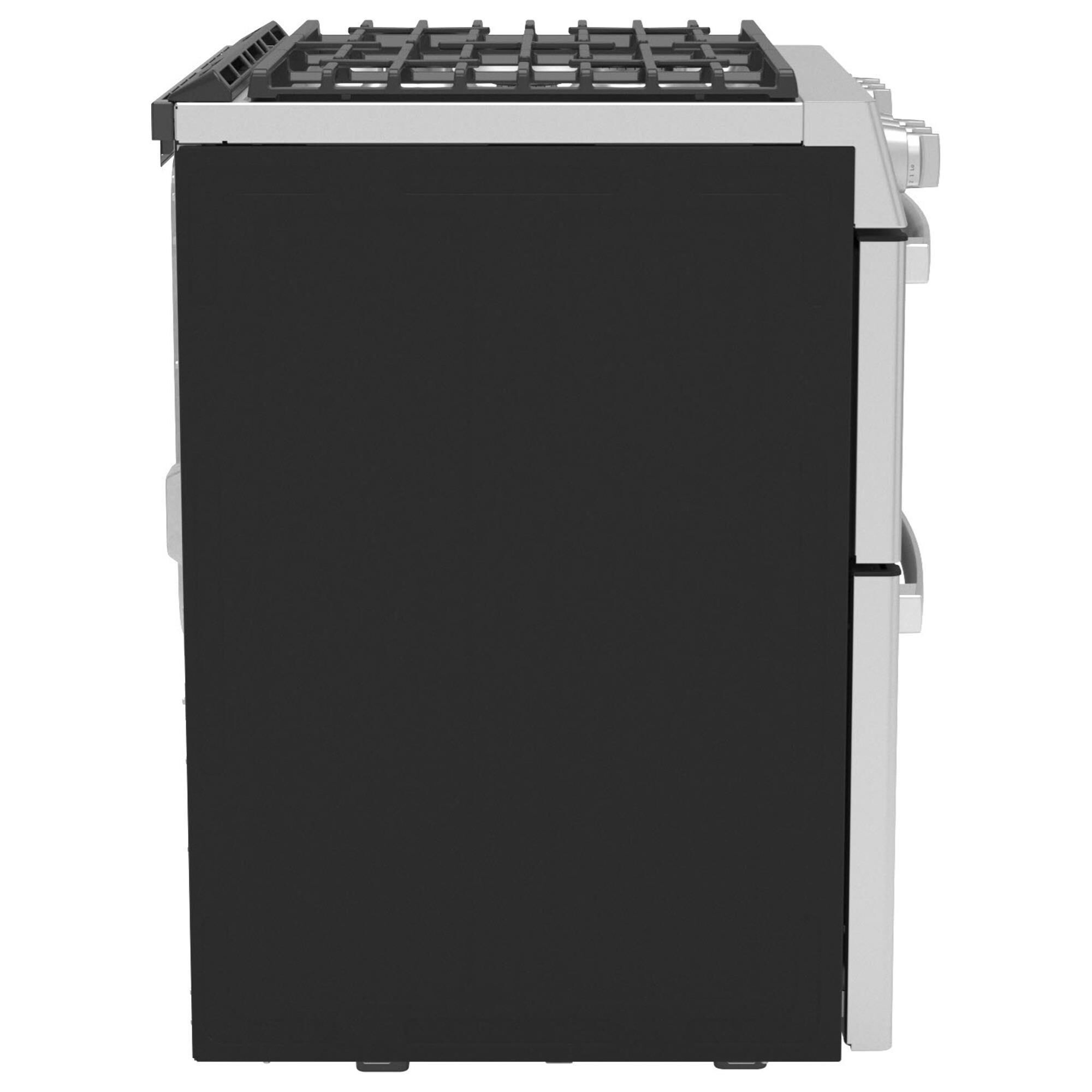 GE Profile 30" Slide-In Front-Control Double Oven Range in Fingerprint Resistant Stainless Steel, , large