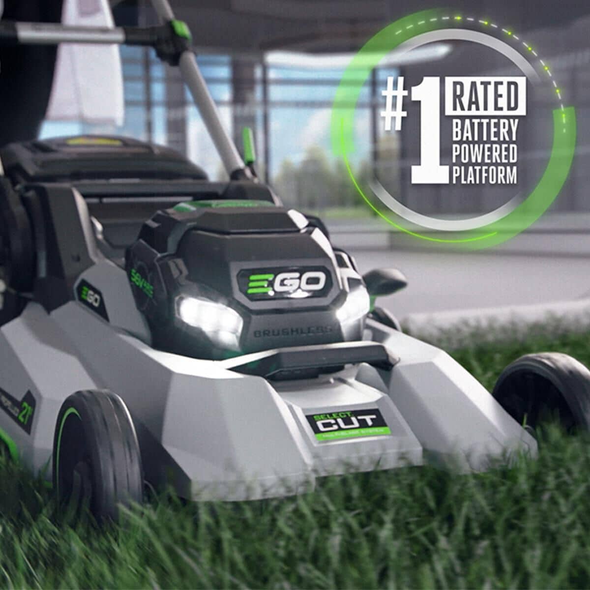 EGO Power+ 21" Select Cut Battery-Powered Self-Propelled Lawn Mower, , large