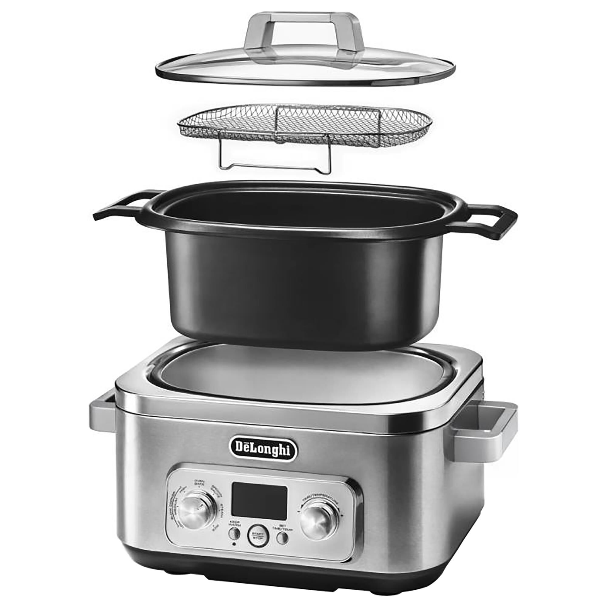 De"Longhi Livenza 6-Quart All-In-One Programmable Multi Cooker in Silver, , large