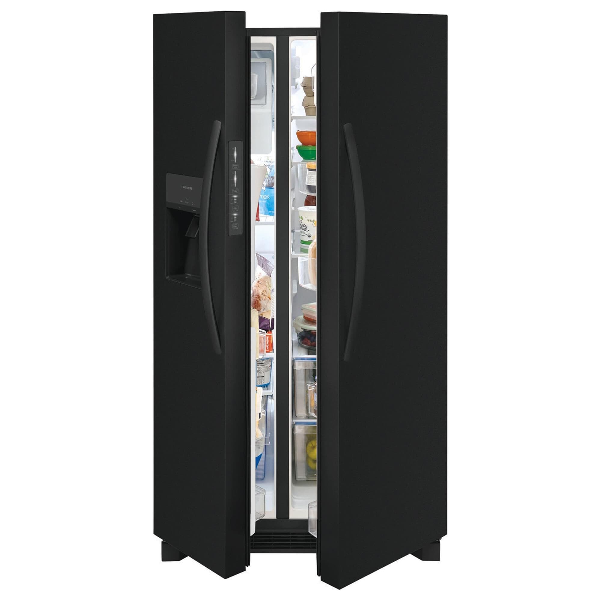 Frigidaire 25.6 Cu. Ft. Standard Depth Side-by-Side Refrigerator in Black