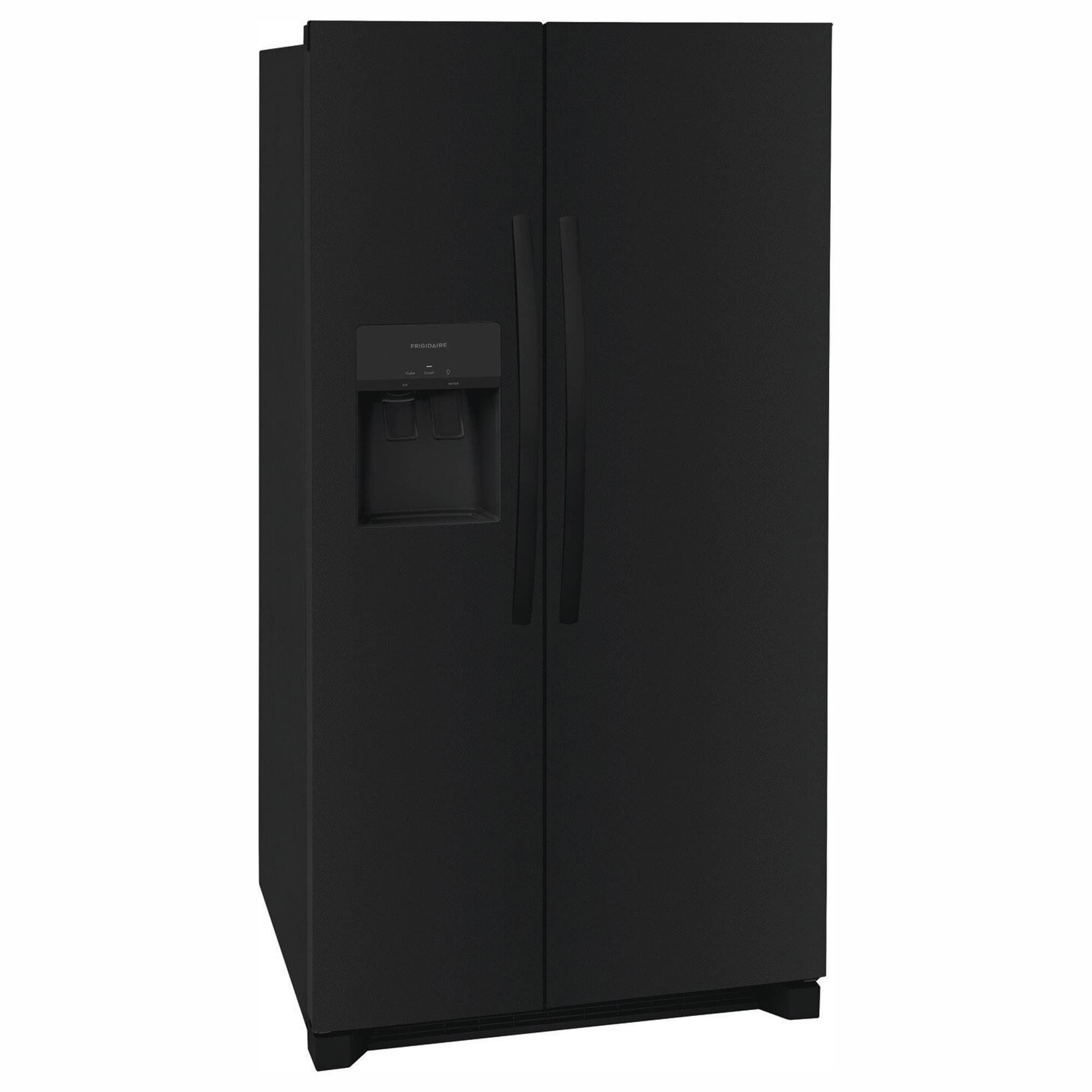 Frigidaire 25.6 Cu. Ft. Standard Depth Side-by-Side Refrigerator in Black