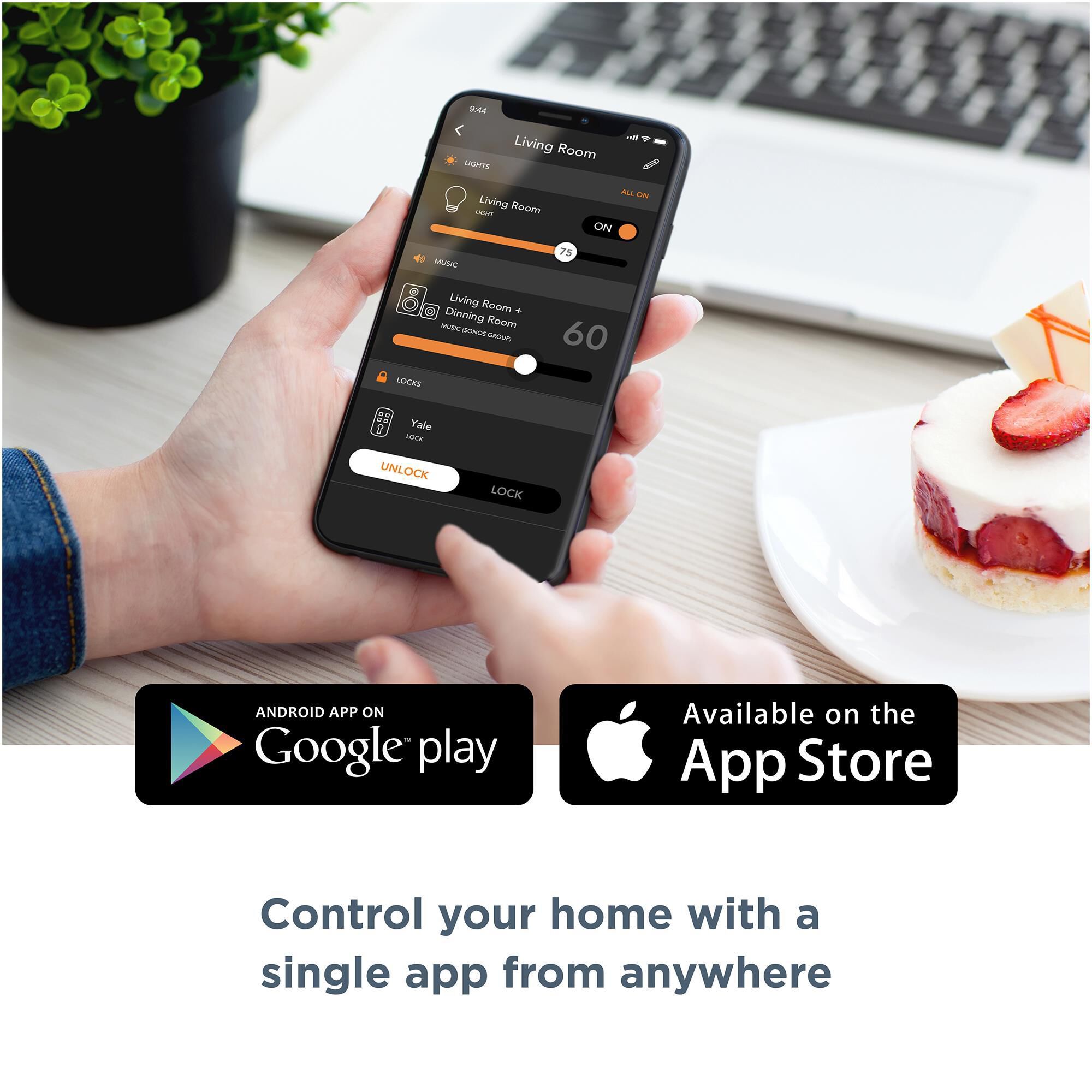 Brilliant All-in-One Smart Home 1 Switch Control + Smart Dimmer Switch, , large