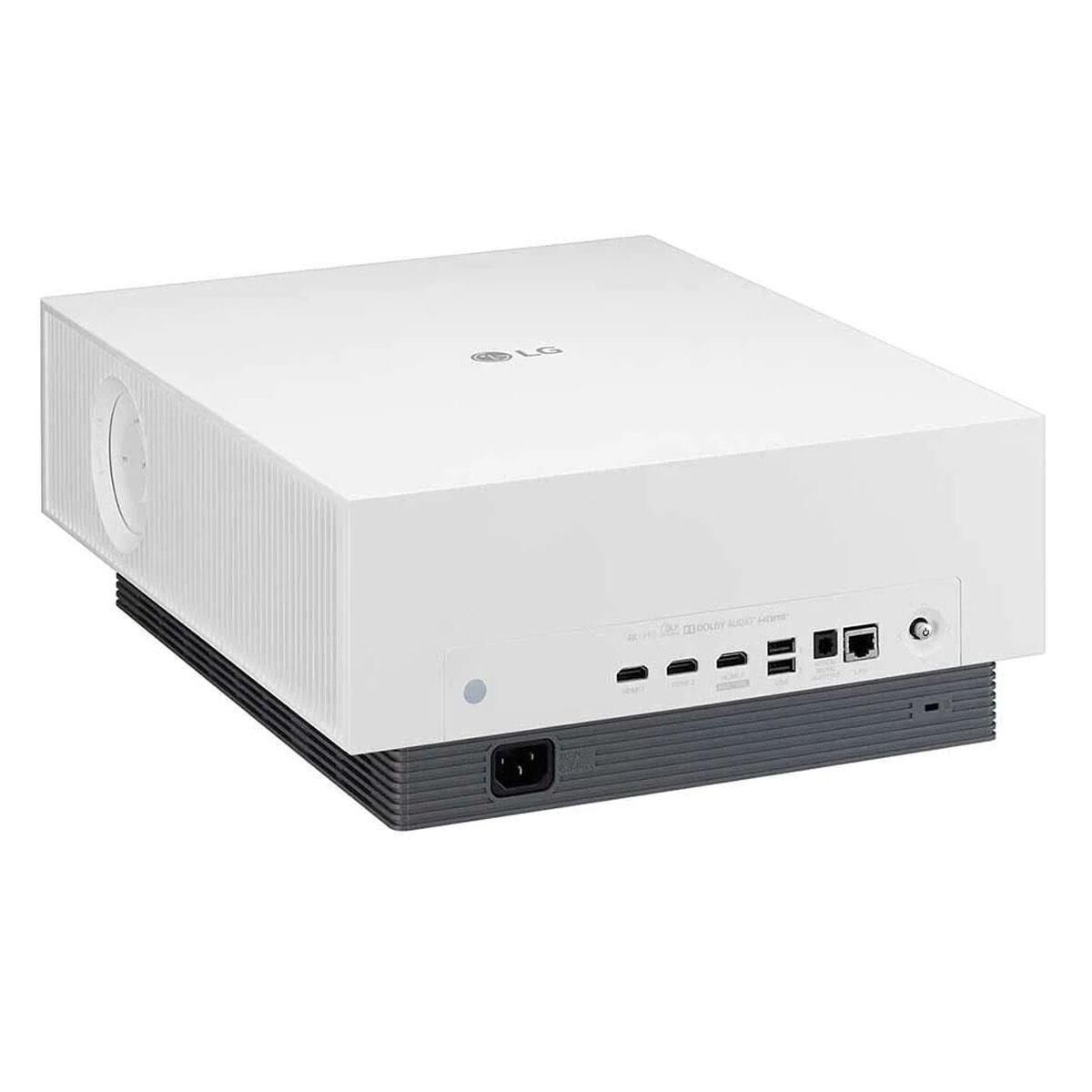 LG CineBeam Dual Laser Streaming 4K UHD Smart Portable Projector in White, , large