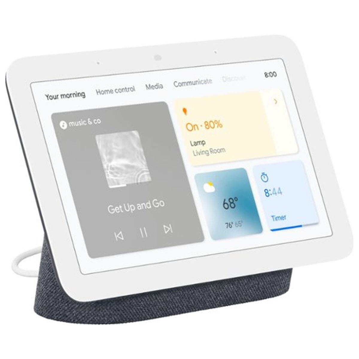 Google Nest Hub 2nd Gen - Smart Home Speaker and 7 Display with Google Assistant - Charcoal, , large