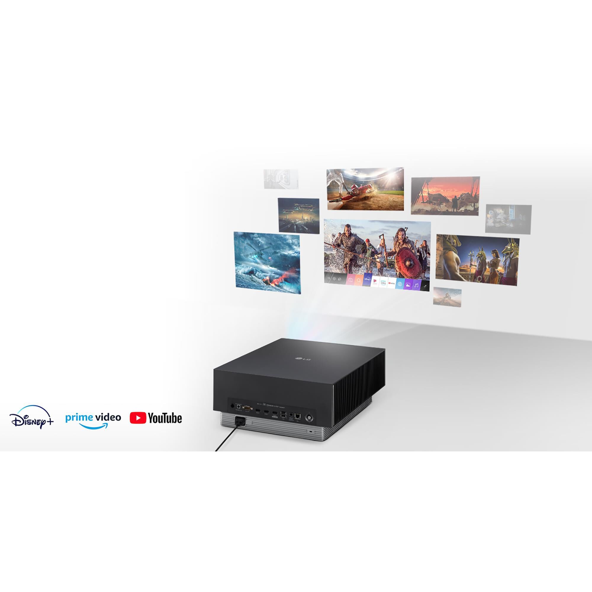 LG 4K UHD Smart Dual Laser CineBeam Projector, , large