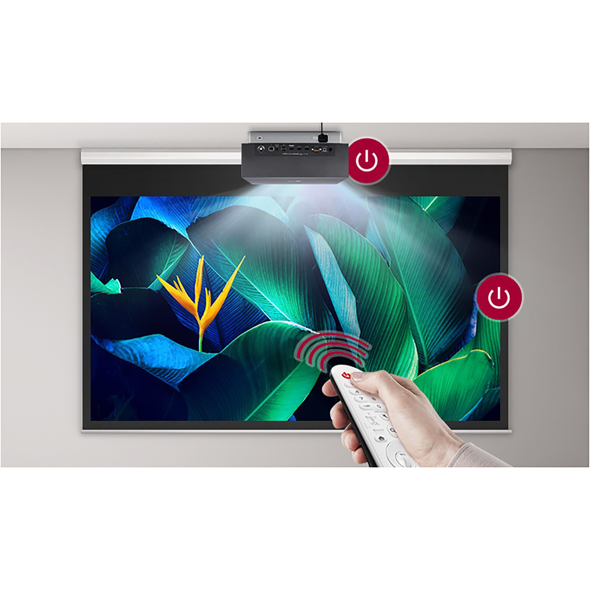 LG 4K UHD Smart Dual Laser CineBeam Projector, , large