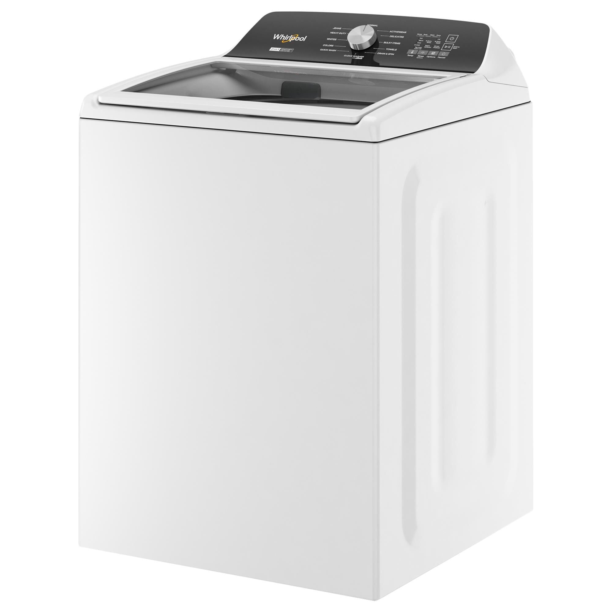 Whirlpool Top Load Washer with 2-In-1 Removable Agitator in White, , large