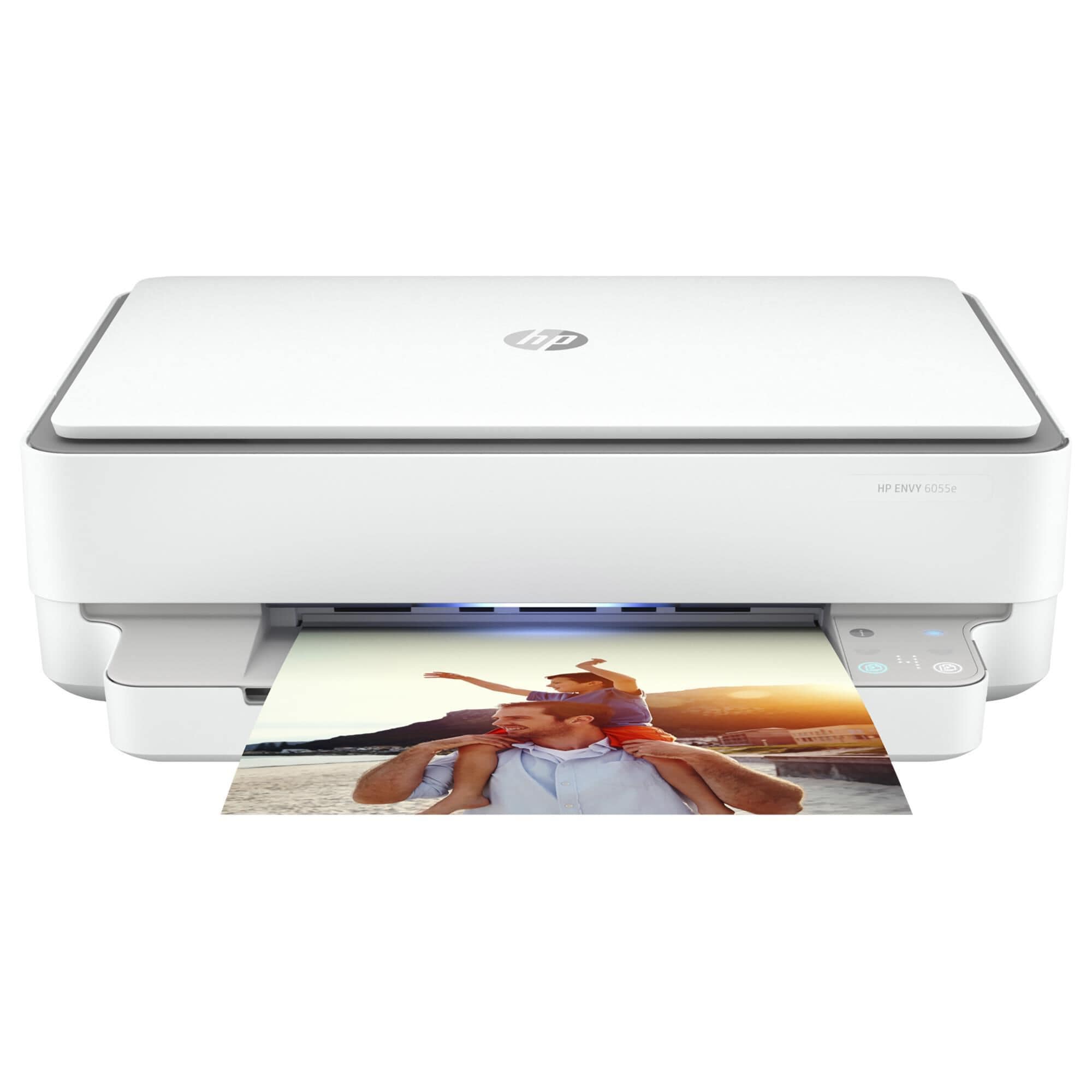 HP Envy 6055e All-In-One Printer in White, , large