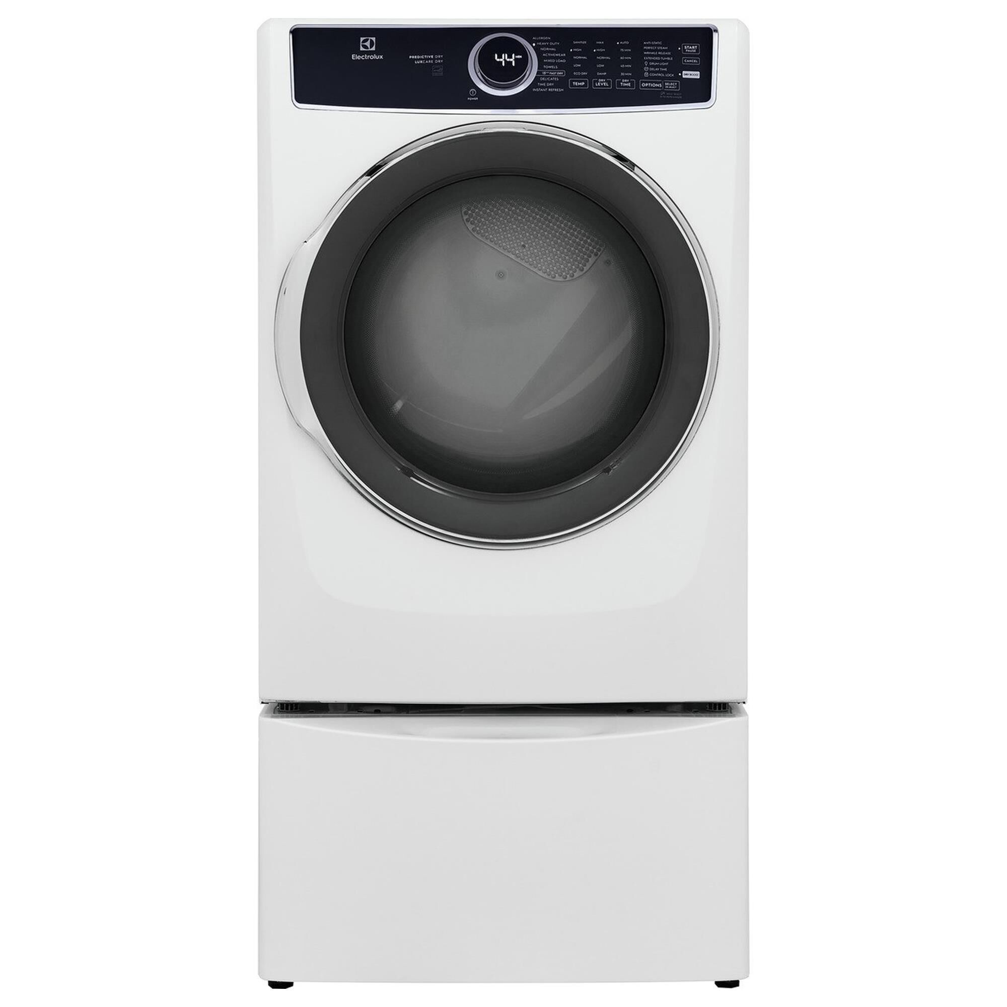 Electrolux 8 Cu. Ft. Front Load Electric Dryer with LuxCare in White, , large