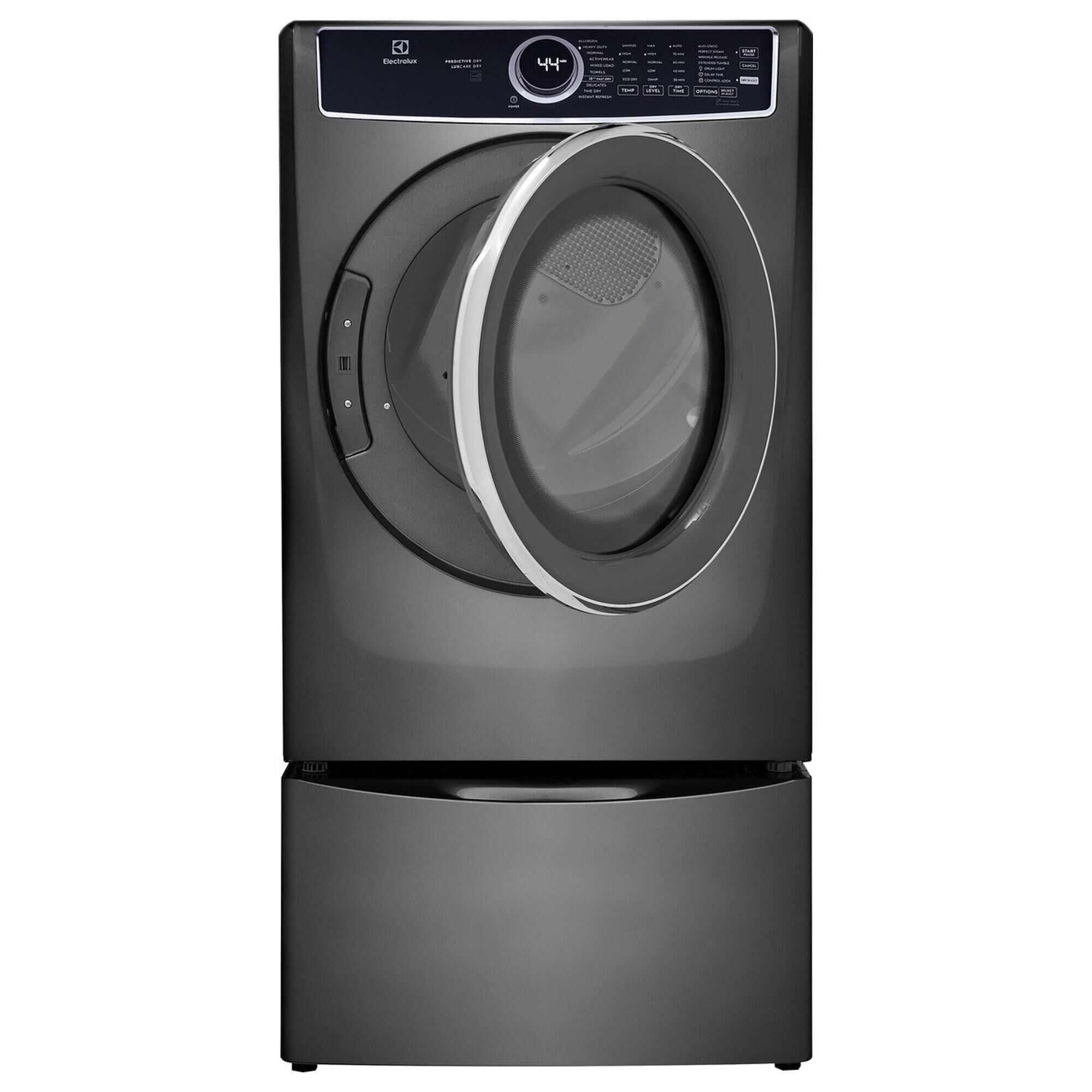 Electrolux 8 Cu. Ft. Front Load Electric Dryer with LuxCare in Titanium, , large