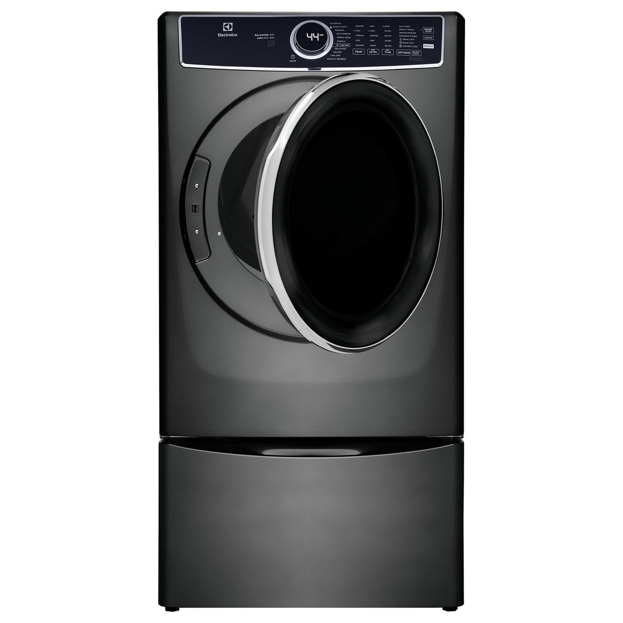 Electrolux 8 Cu. Ft. Front Load Electric Dryer with Balanced Dry in Titanium, , large