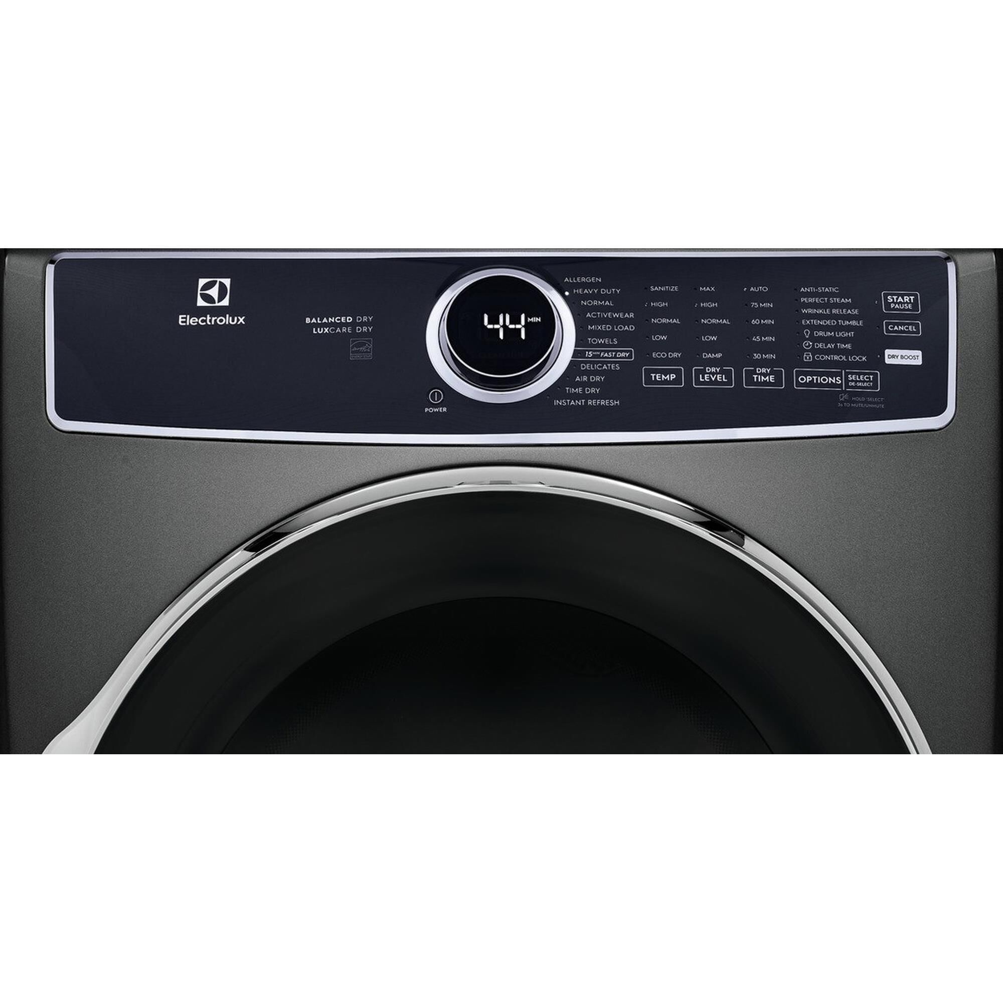 Electrolux 8 Cu. Ft. Front Load Electric Dryer with Balanced Dry in Titanium, , large