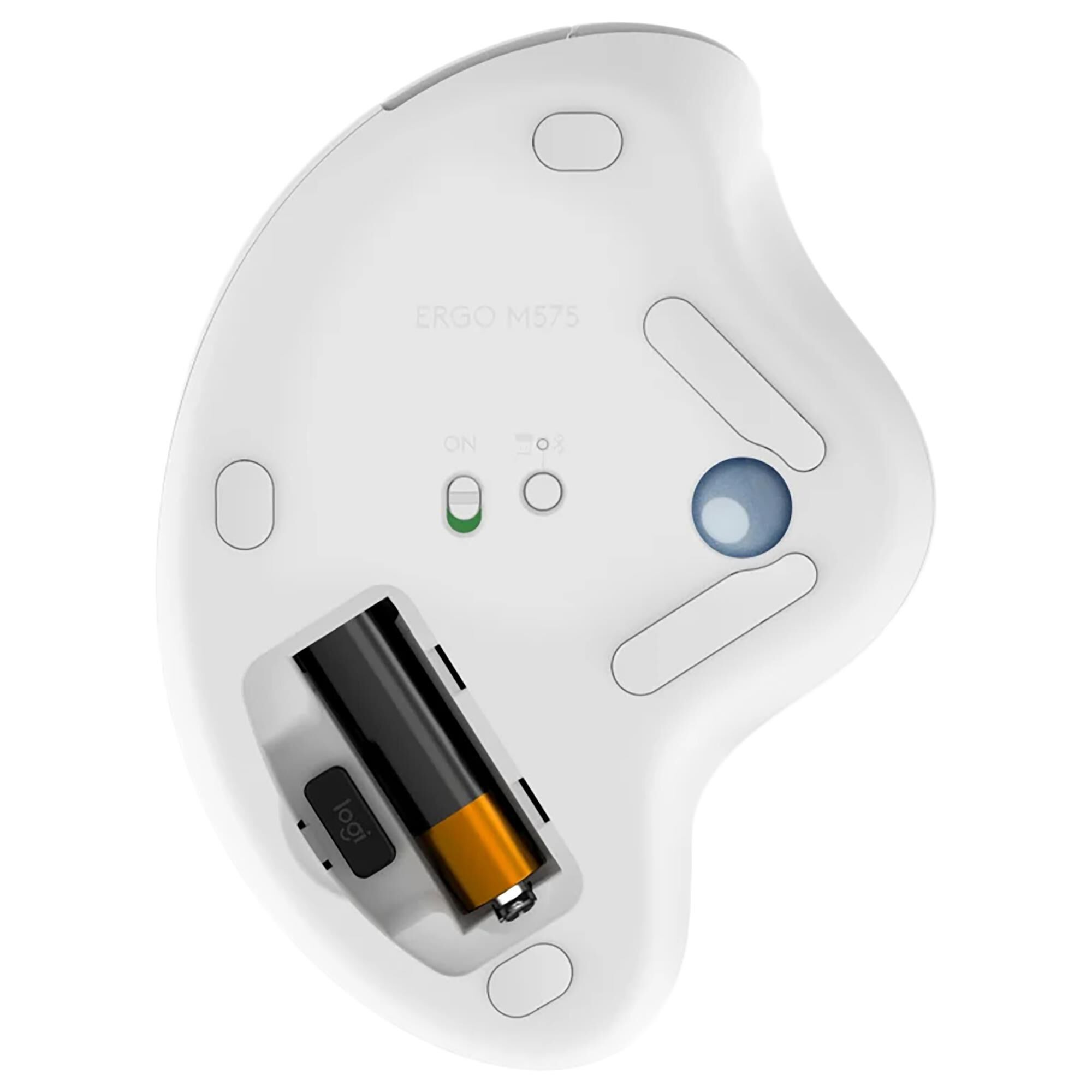 Logitech Ergo M575 Wireless Trackball Mouse in Off White, , large