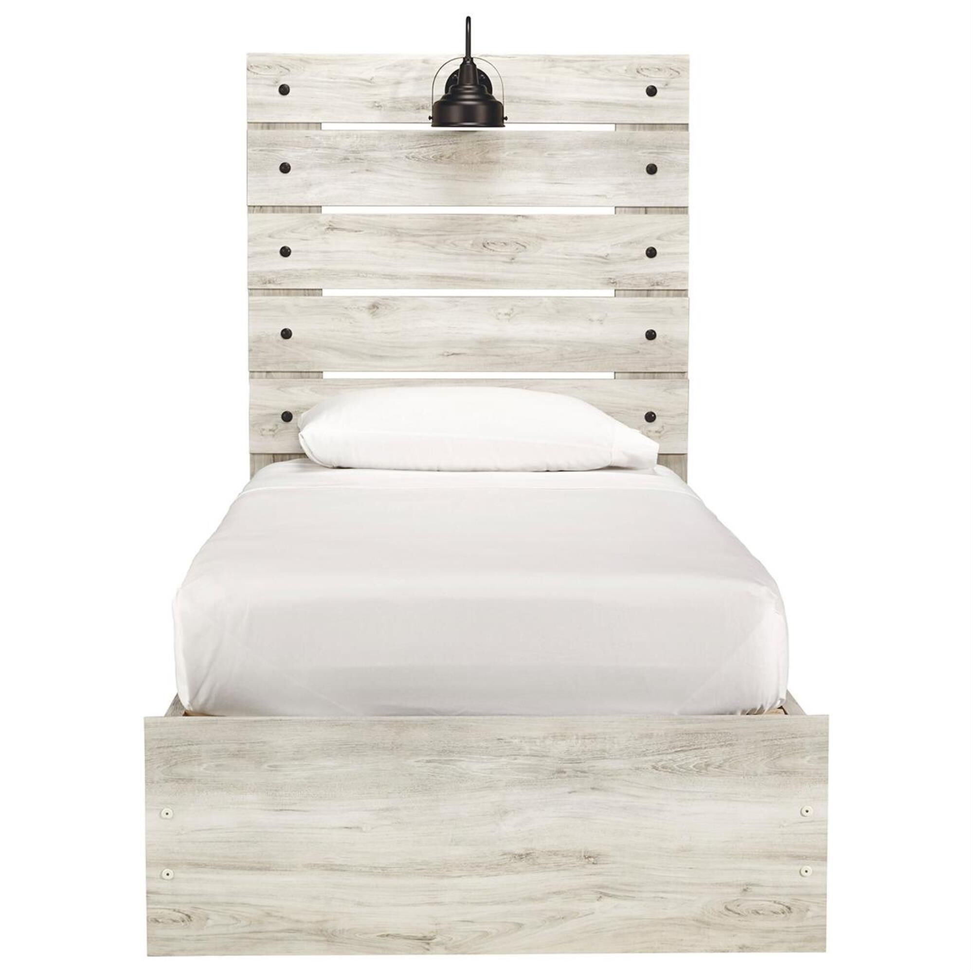 Signature Design by Ashley Cambeck 4 Piece Twin Single Storage Bed Set in Whitewash, , large