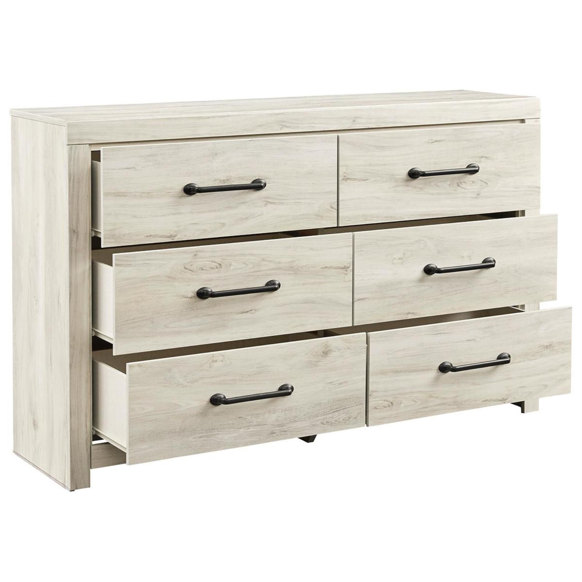 Signature Design by Ashley Cambeck 4 Piece Twin Single Storage Bed Set in Whitewash, , large