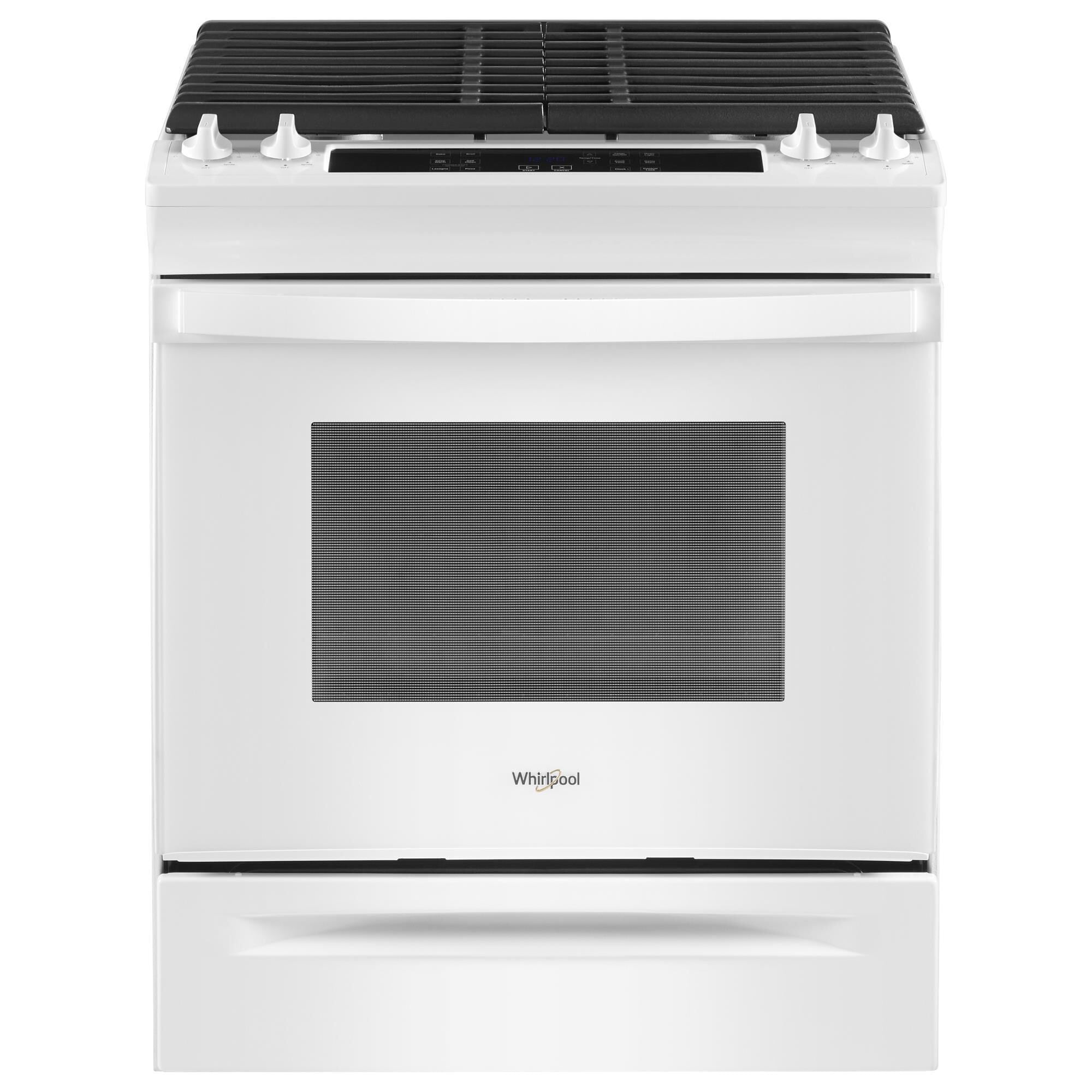 Whirlpool 5 Cu. Ft. Gas Range with Frozen Bake in White