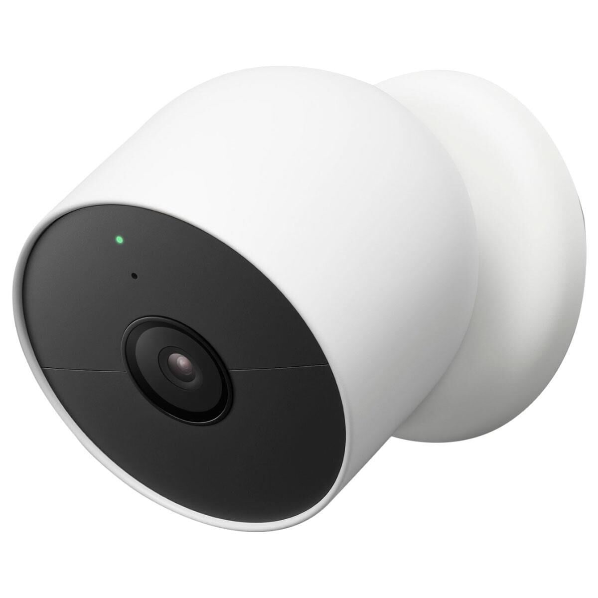 Google Indoor and Outdoor Wireless Smart Home Security Camera - Snow, , large